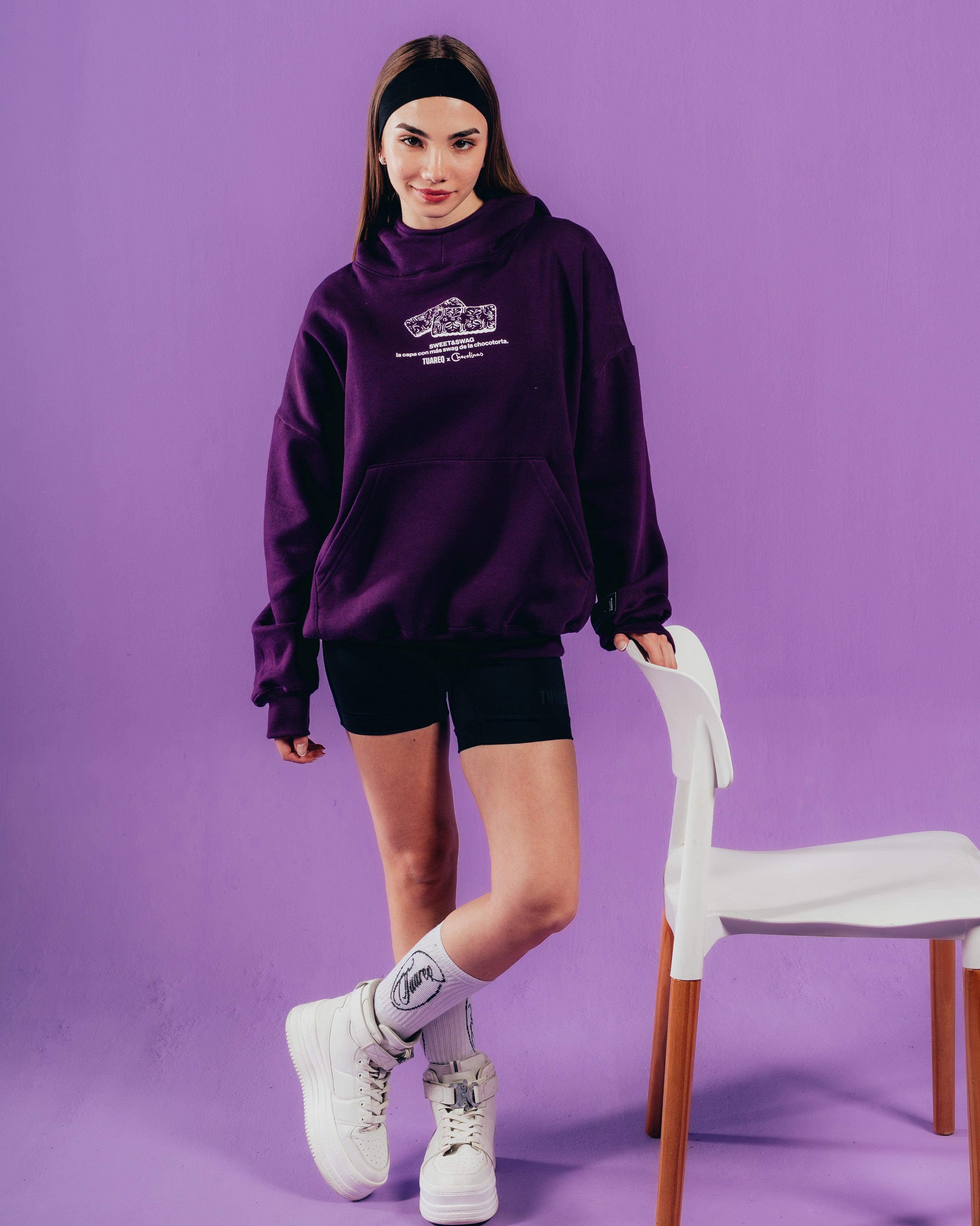 HOODIE EXTRAHEAVY [ CHOCOLINAS ] COOKIE VIOLET