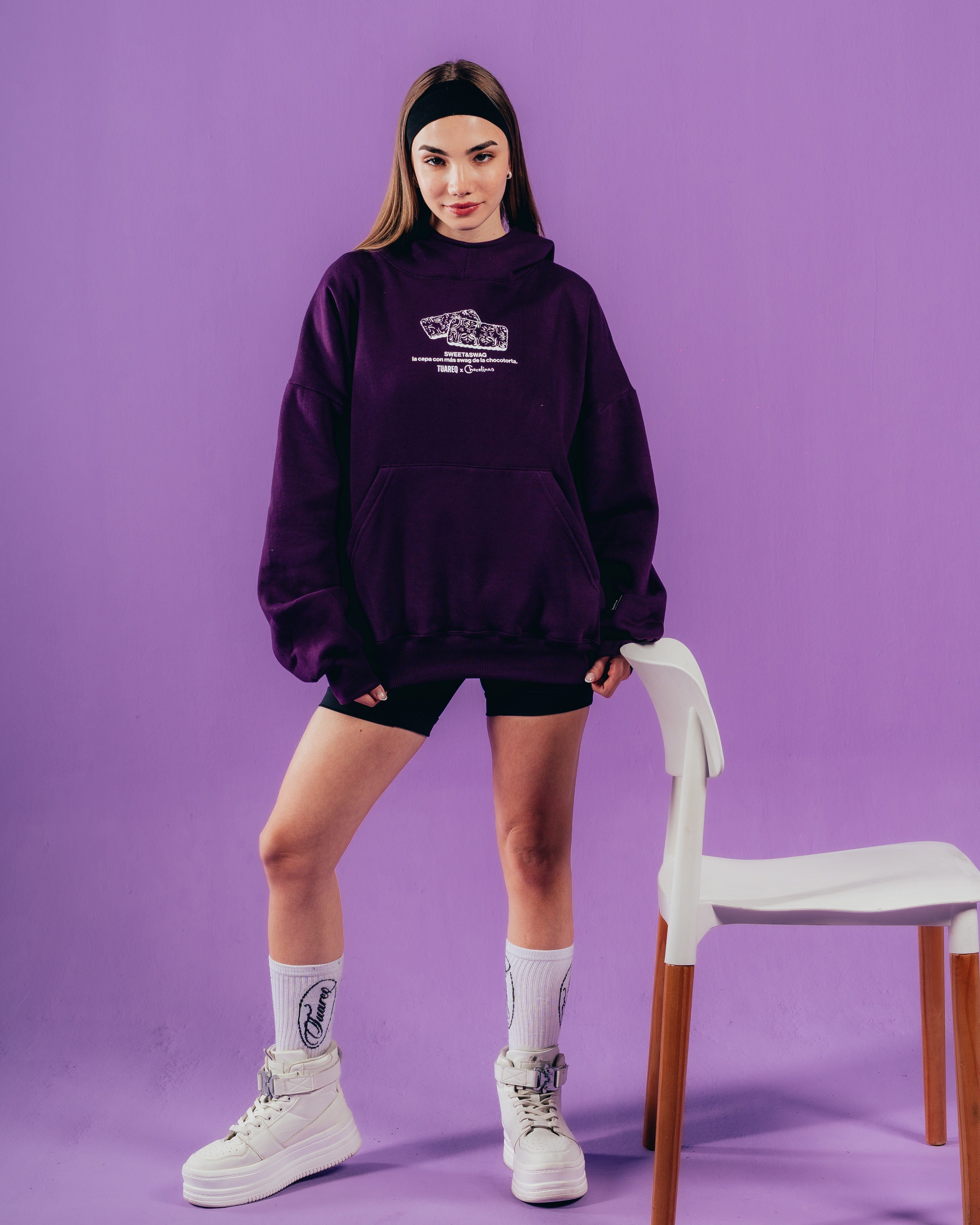 HOODIE EXTRAHEAVY [ CHOCOLINAS ] COOKIE VIOLET