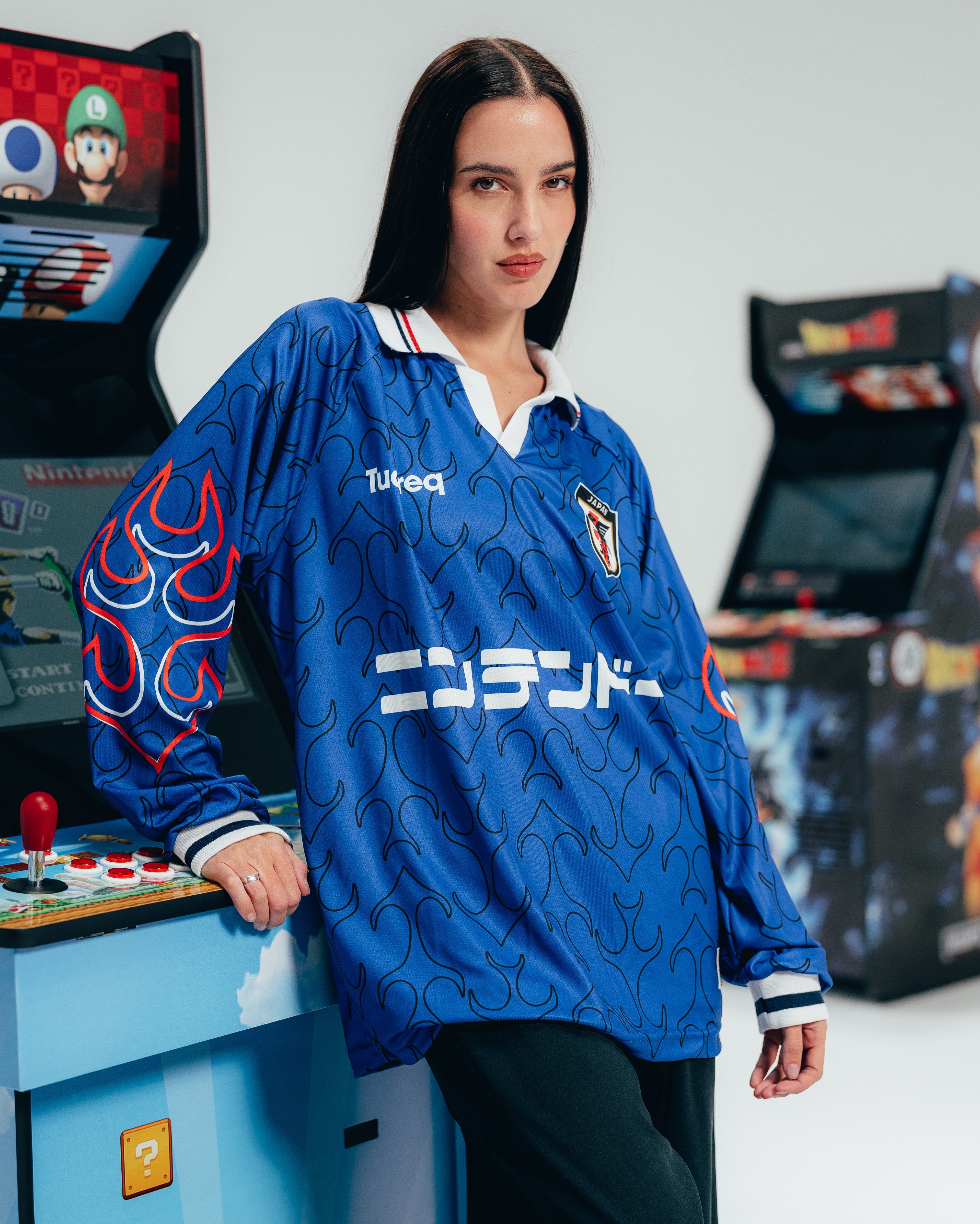 CAMISETA FUTBOL [ NINTENDO ] JAPANESE BLUE