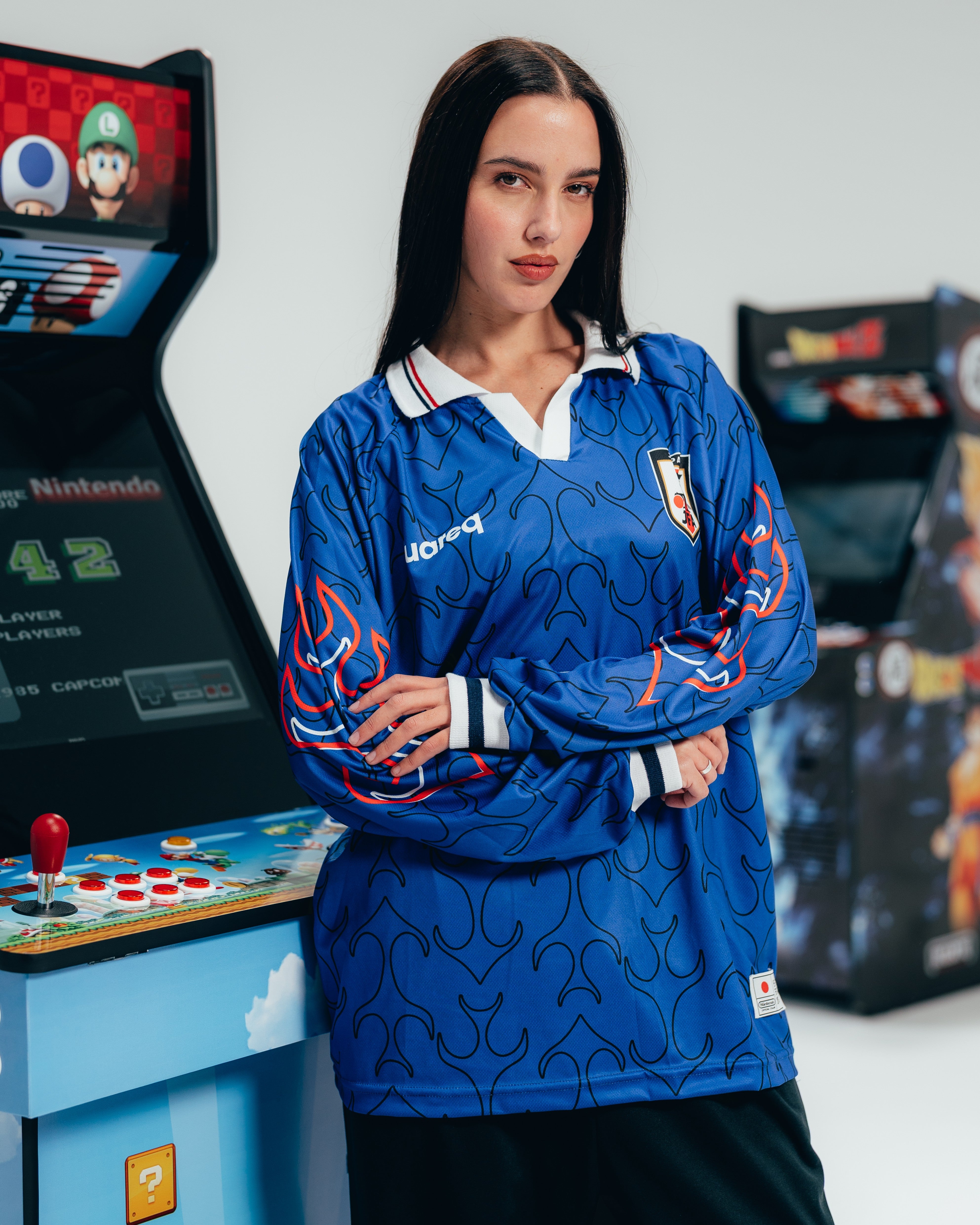 CAMISETA FUTBOL [ NINTENDO ] JAPANESE BLUE
