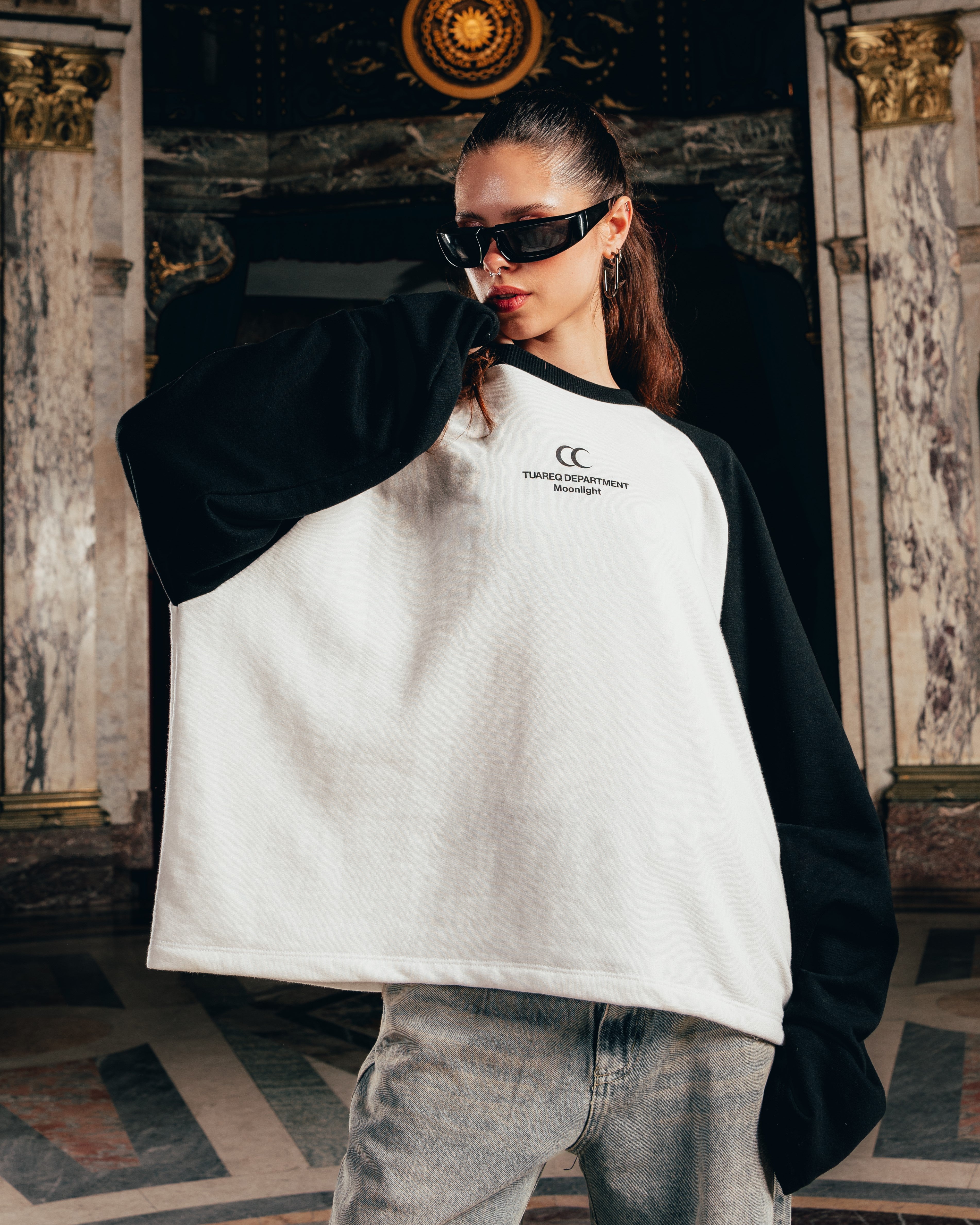 BUZO CREWNECK BOXY [ MOONLIGHT ] RANGLAN