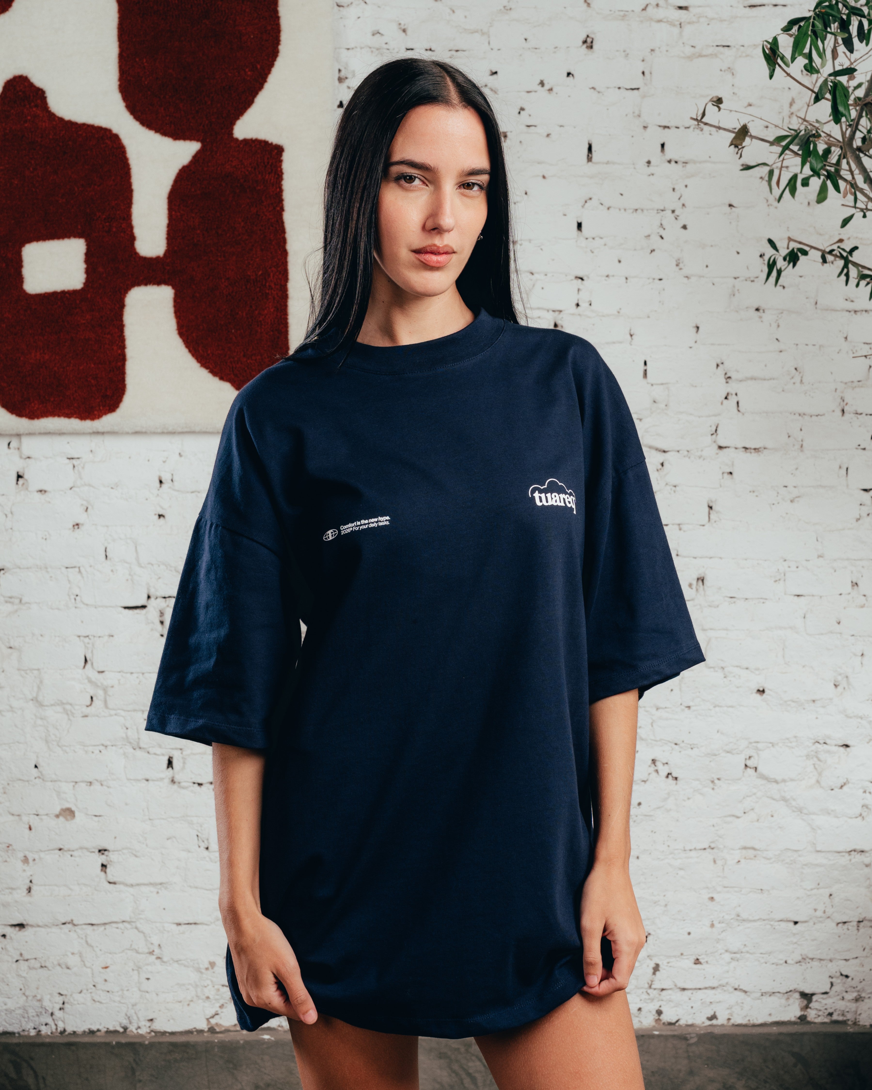 REMERA OVERSIZED [ COMFORT ] CLOUD BLUE