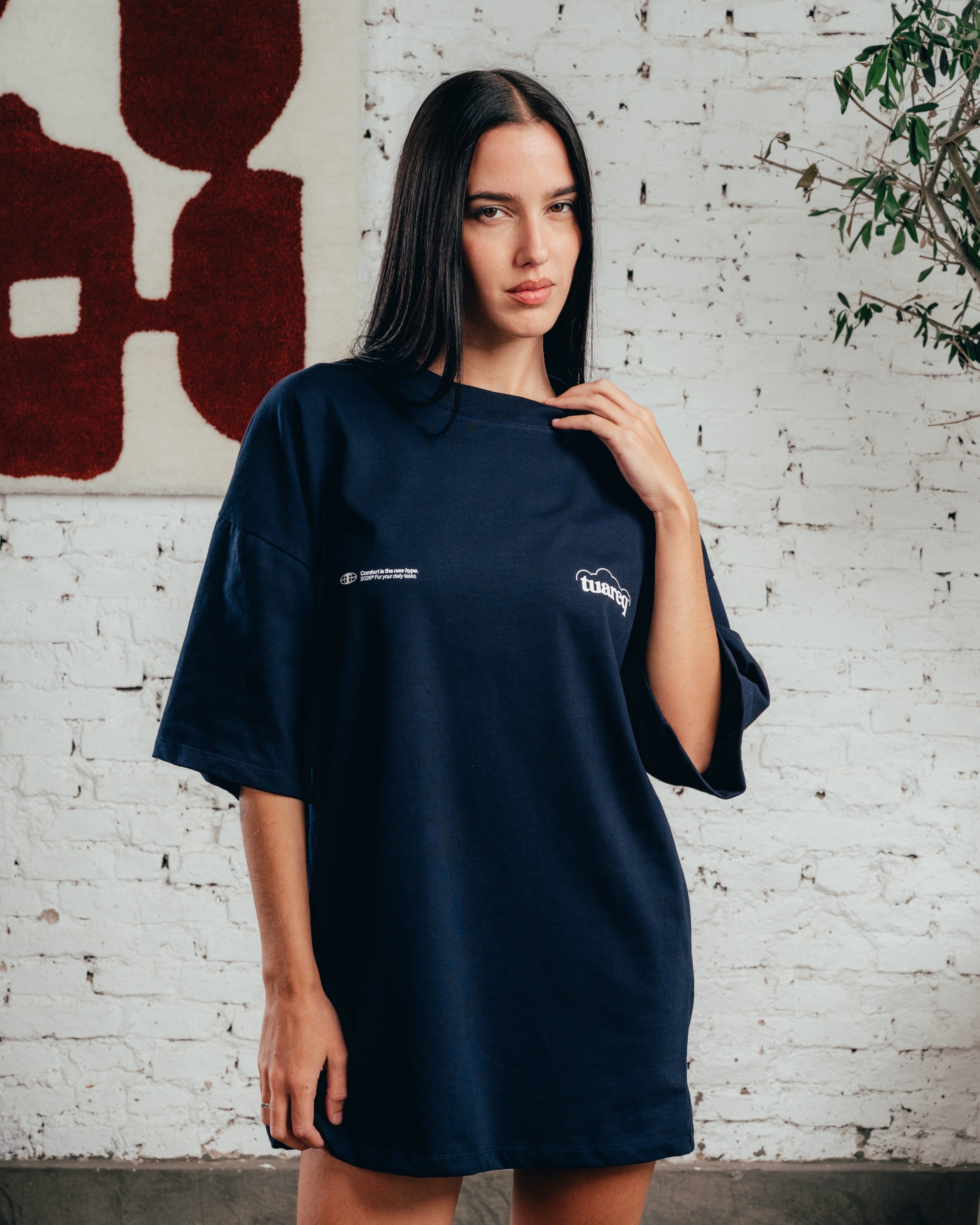 REMERA OVERSIZED [ COMFORT ] CLOUD BLUE