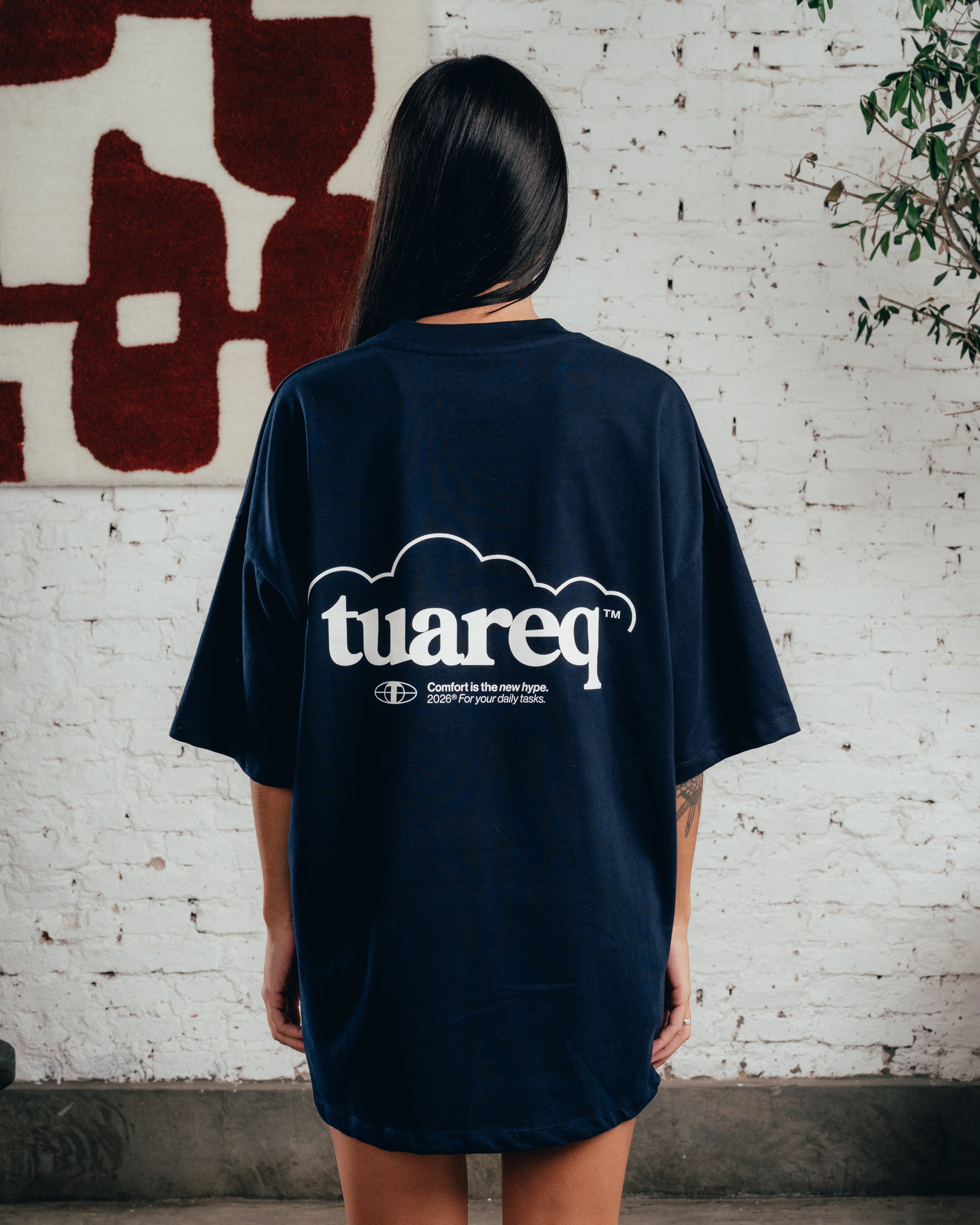 REMERA OVERSIZED [ COMFORT ] CLOUD BLUE