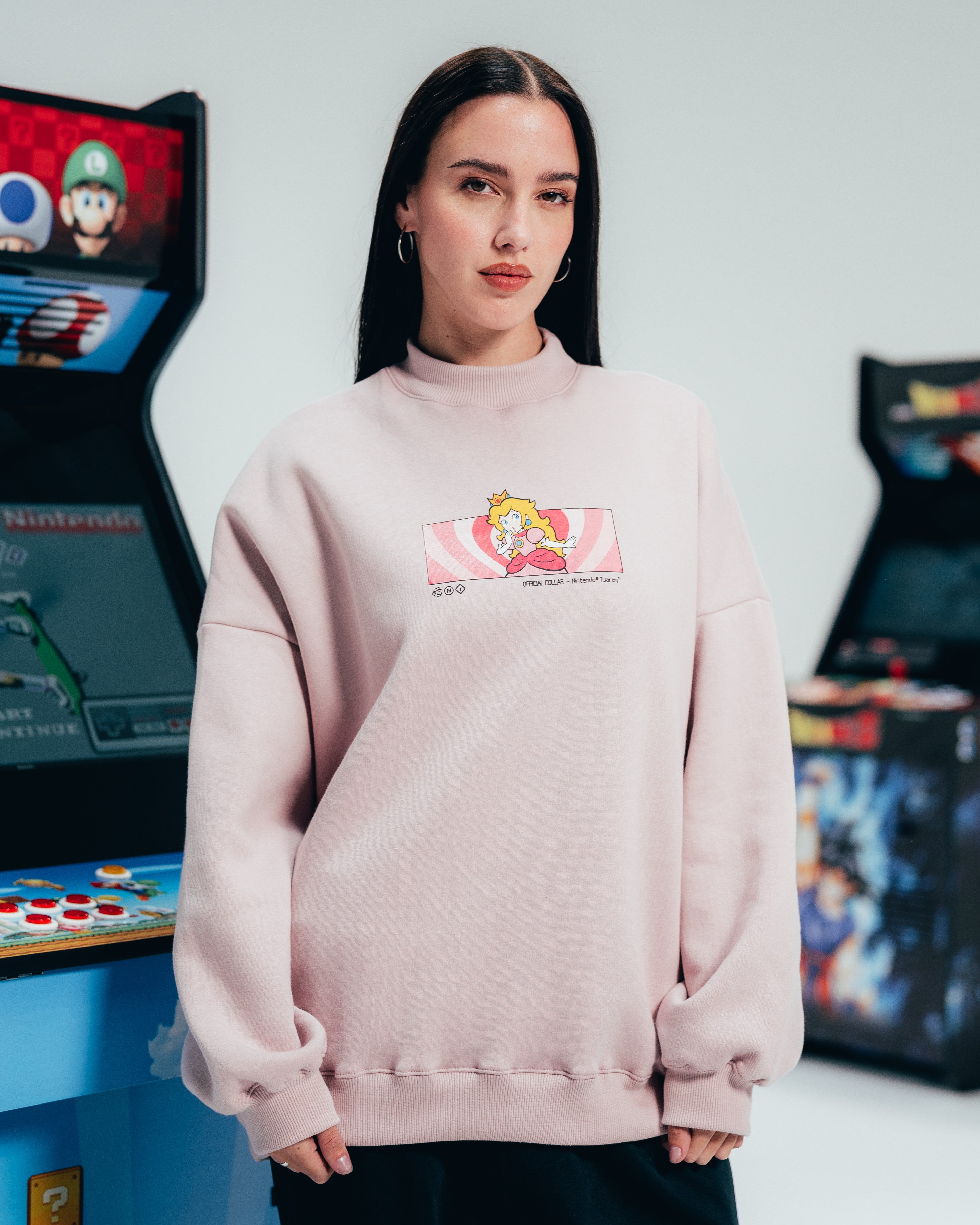 CREWNECK [ NINTENDO ] PRINCESS PEACH