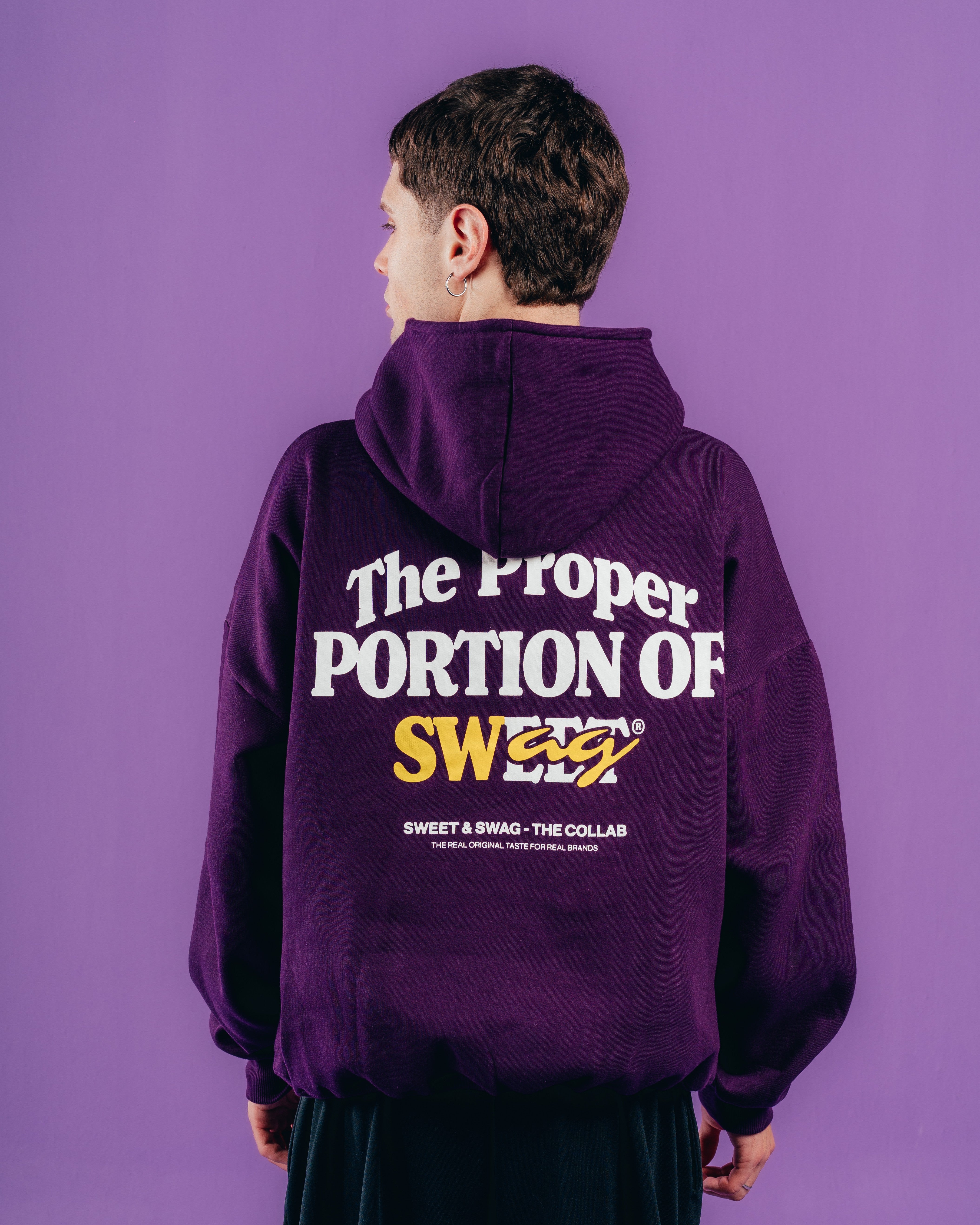 HOODIE EXTRAHEAVY [ CHOCOLINAS ] CHOCOSWAG VIOLET