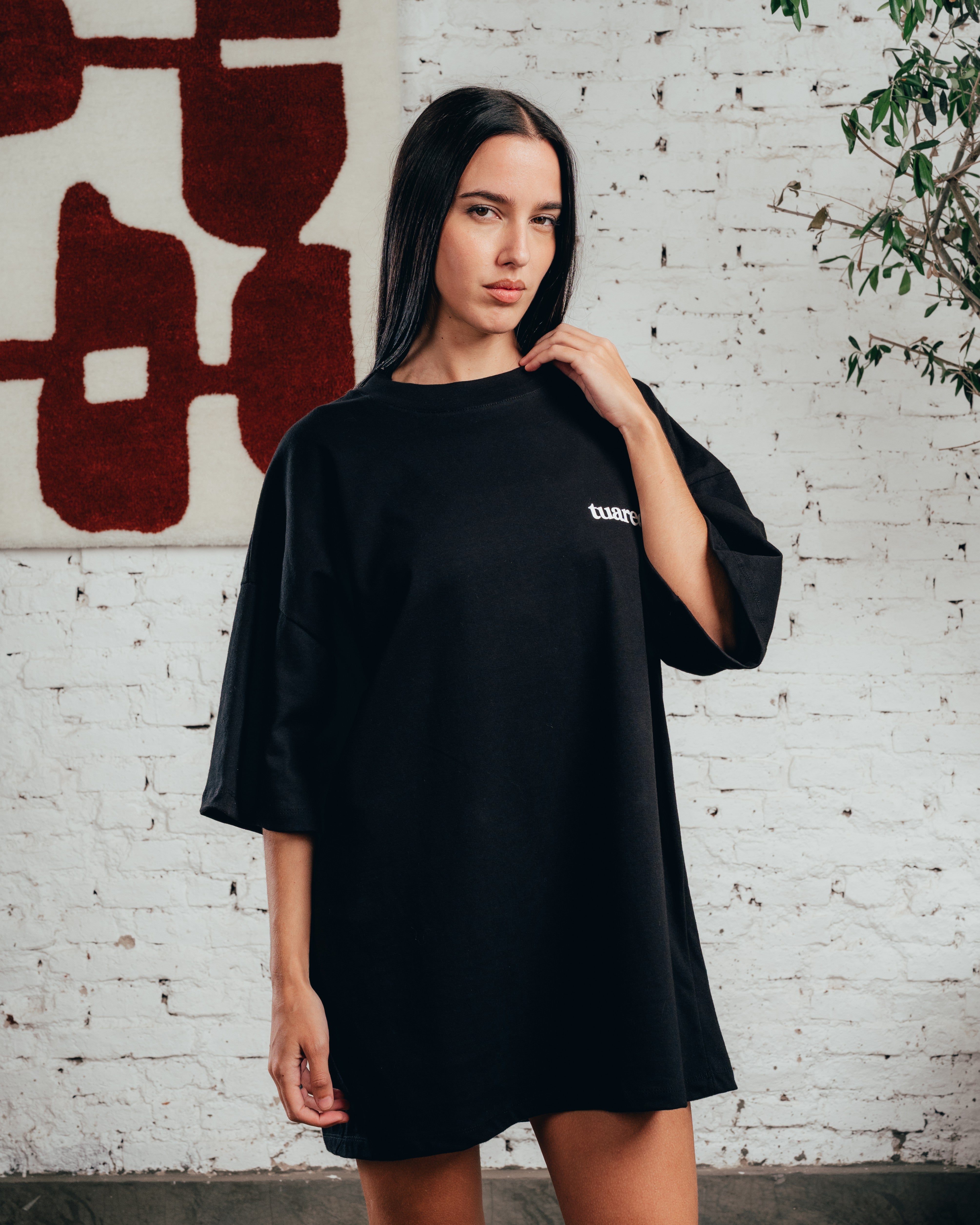 REMERA OVERSIZED [ COMFORT ] GALGO BLACK