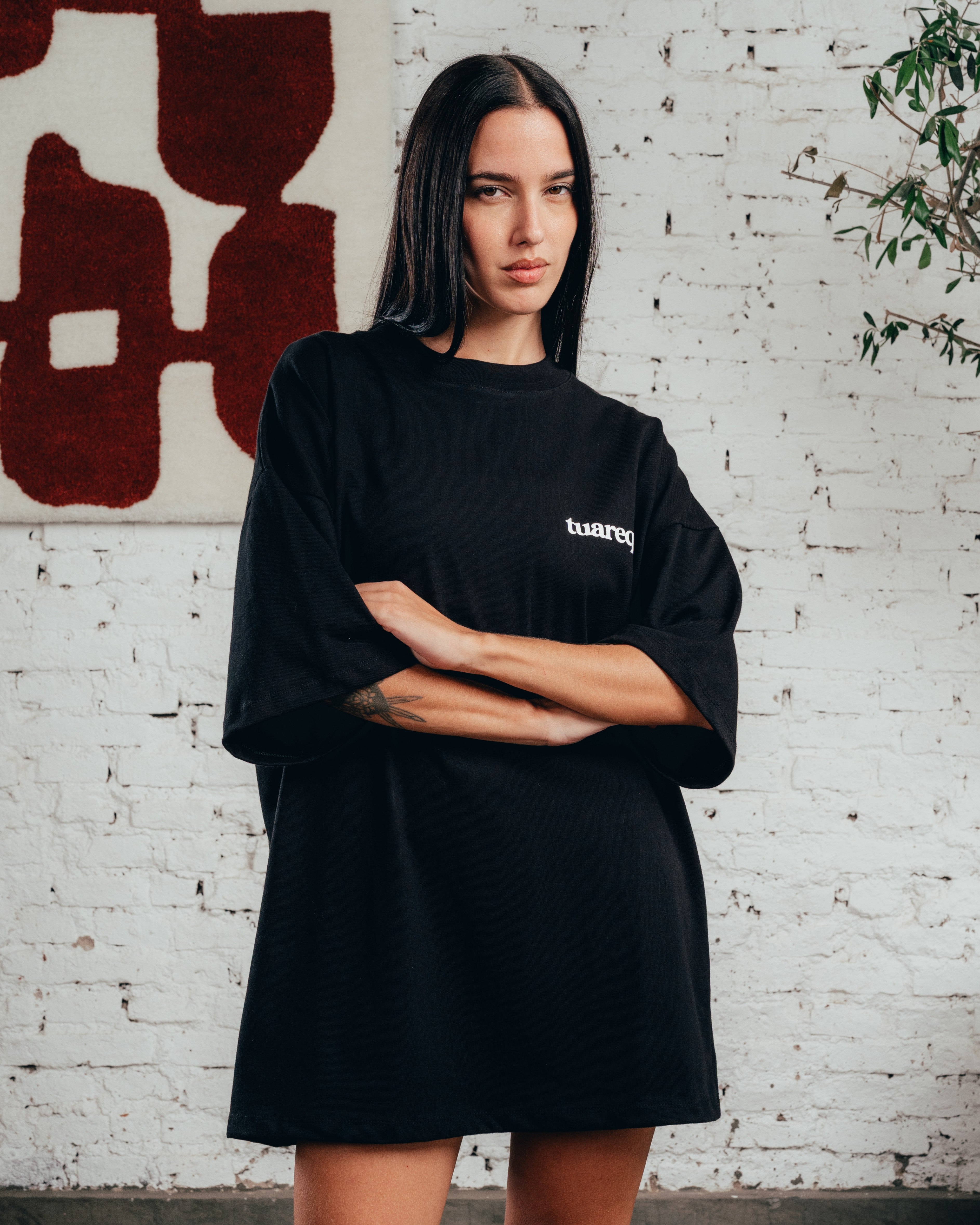 REMERA OVERSIZED [ COMFORT ] GALGO BLACK
