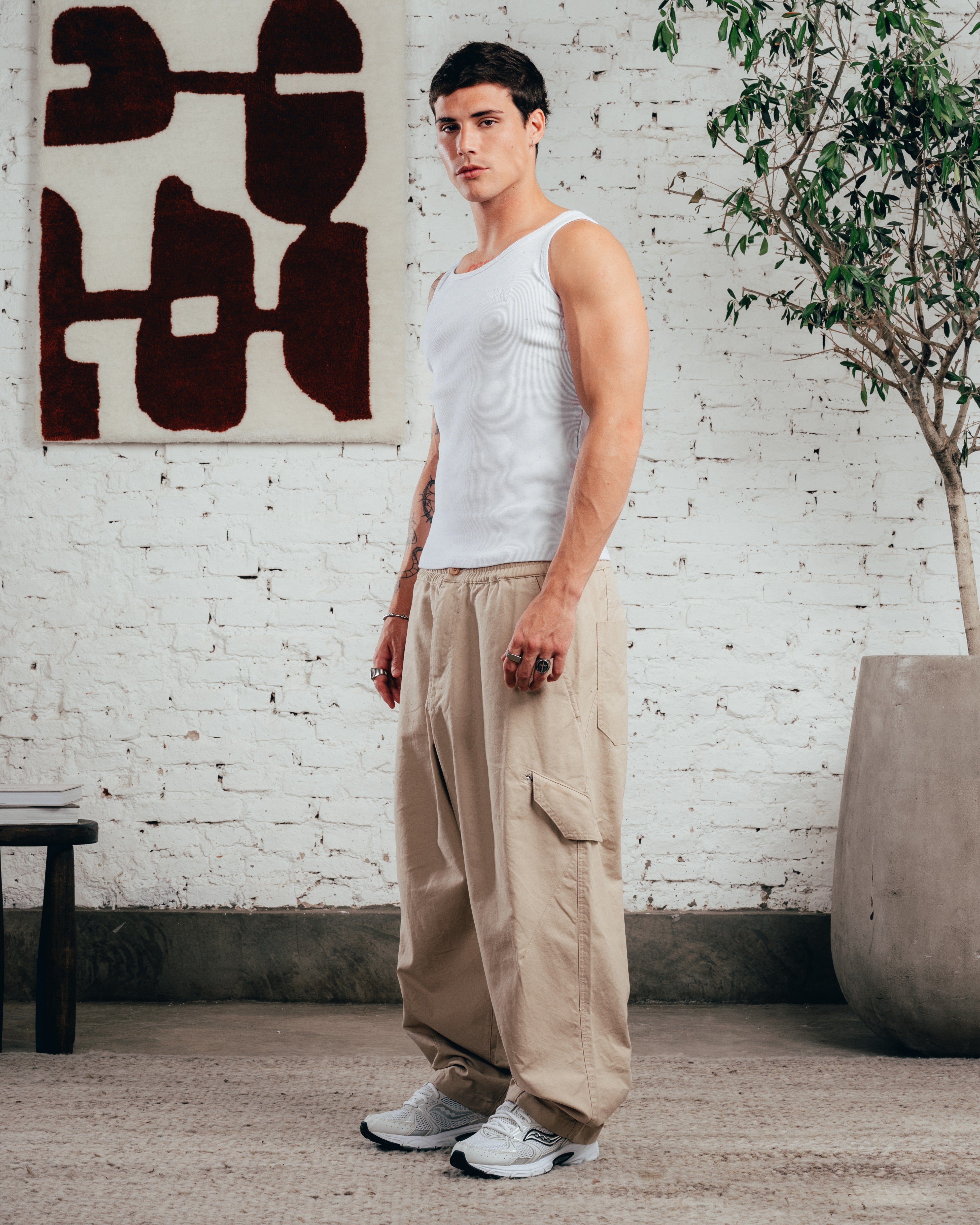 PANTALON [ BARILLA ] ELEGANT BEIGE