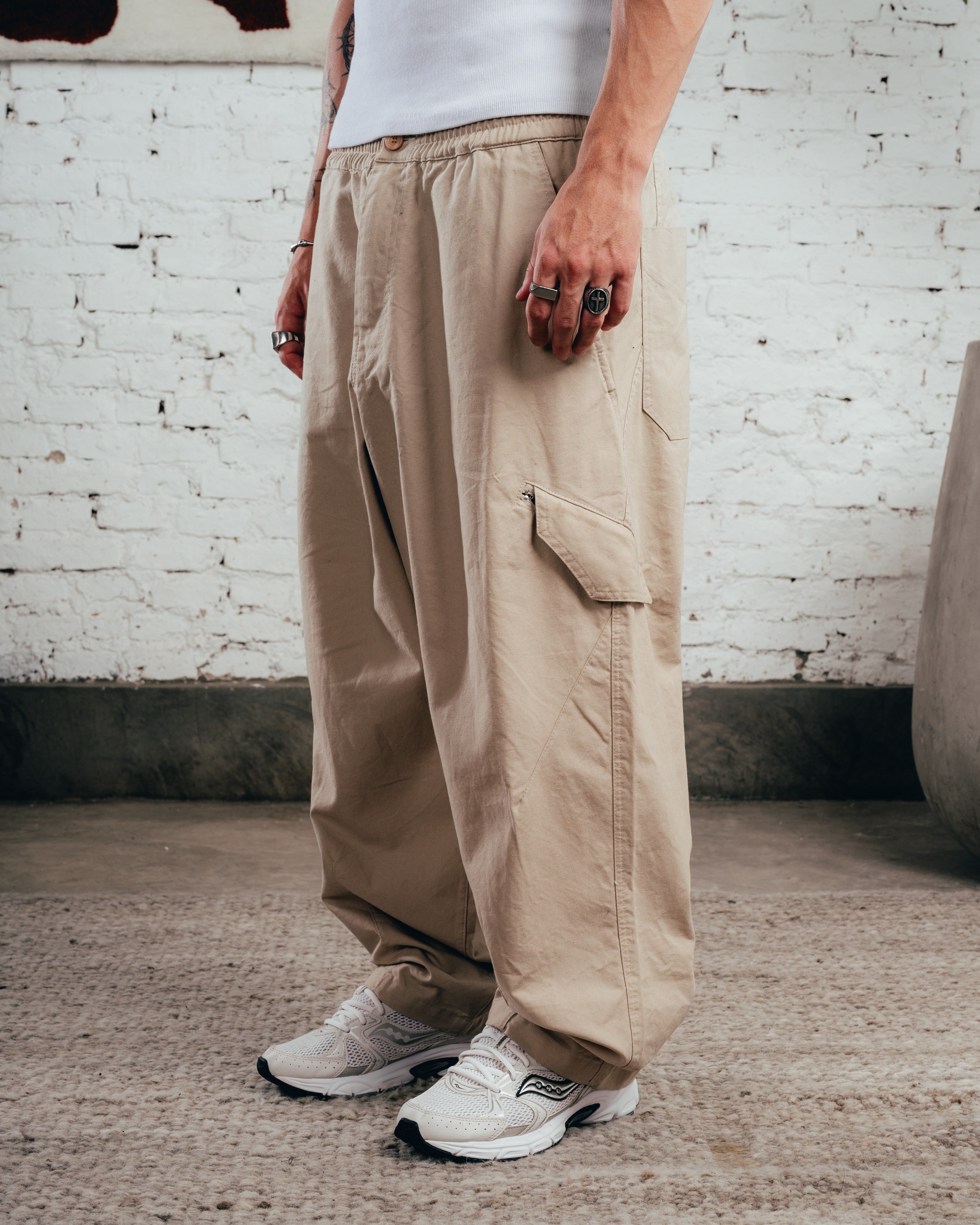 PANTALON [ BARILLA ] ELEGANT BEIGE