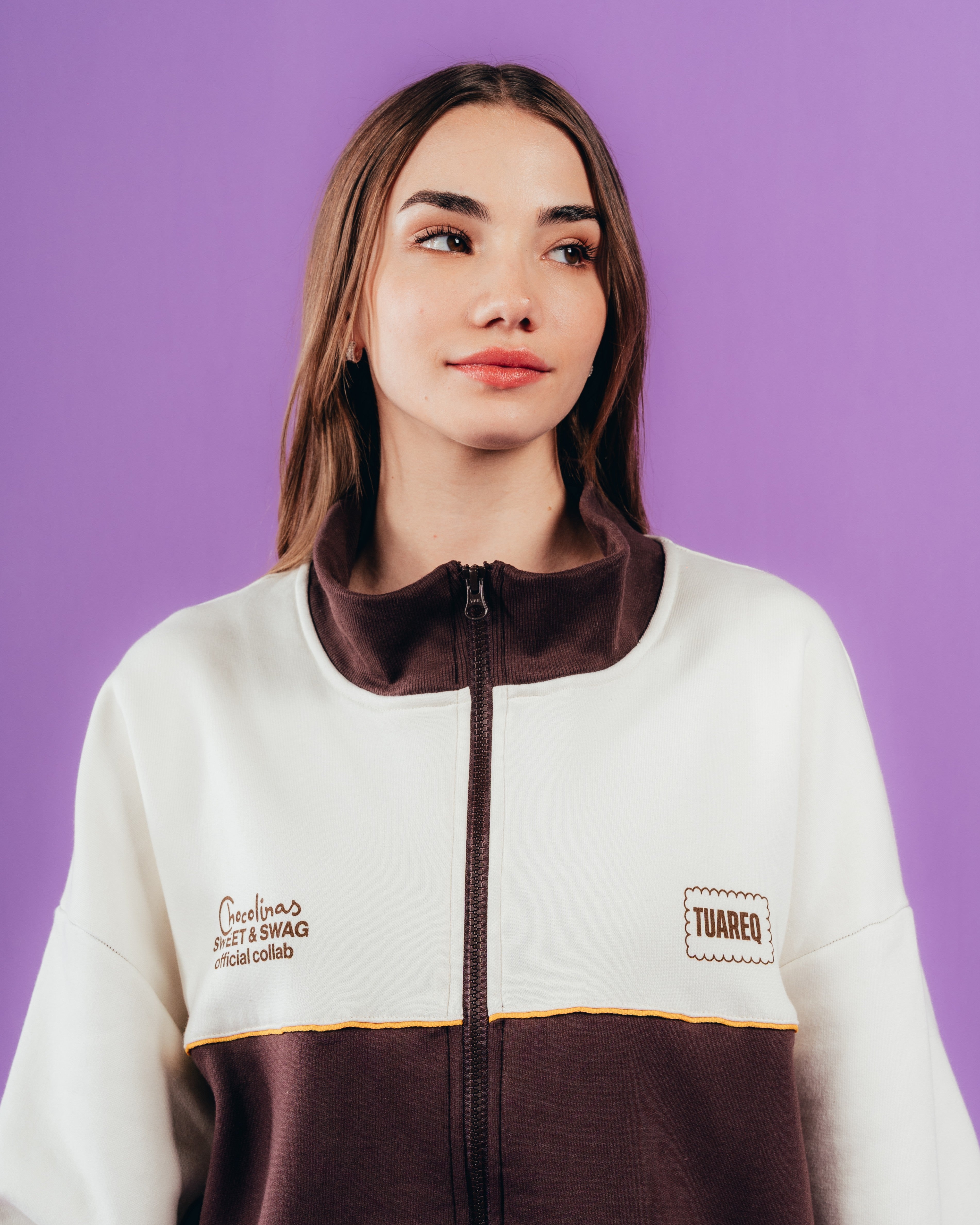 CONJUNTO DE INVIERNO [ CHOCOLINAS ] BICOLOR BROWN