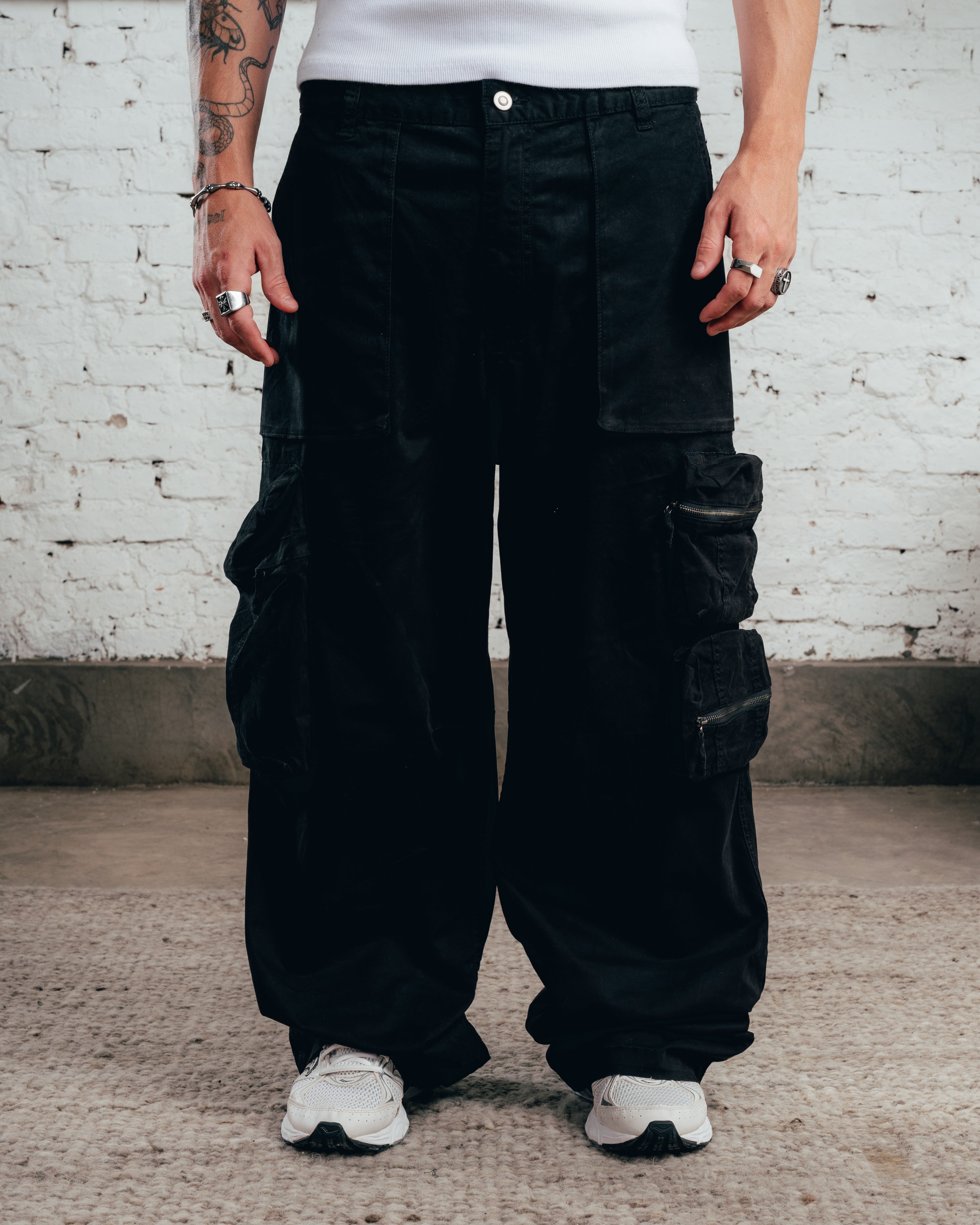 JEAN TACTICAL CARGO [ BARILLA ] BLACK