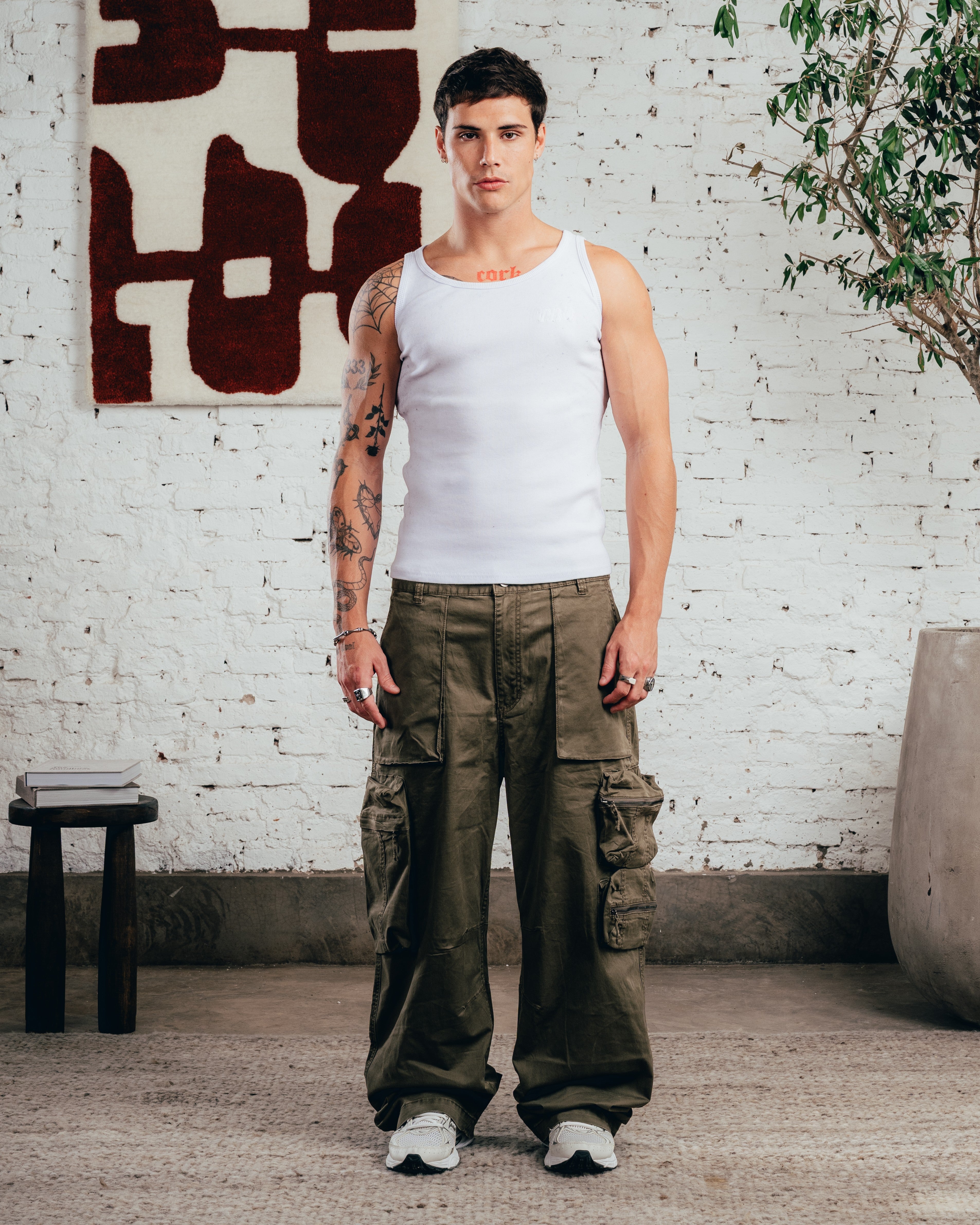 JEAN TACTICAL CARGO [ BARILLA ] GREEN