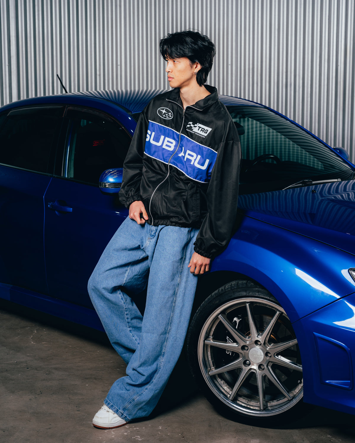 CAMPERA DEPORTIVA [ SUBARU ] STRIPE BLACK