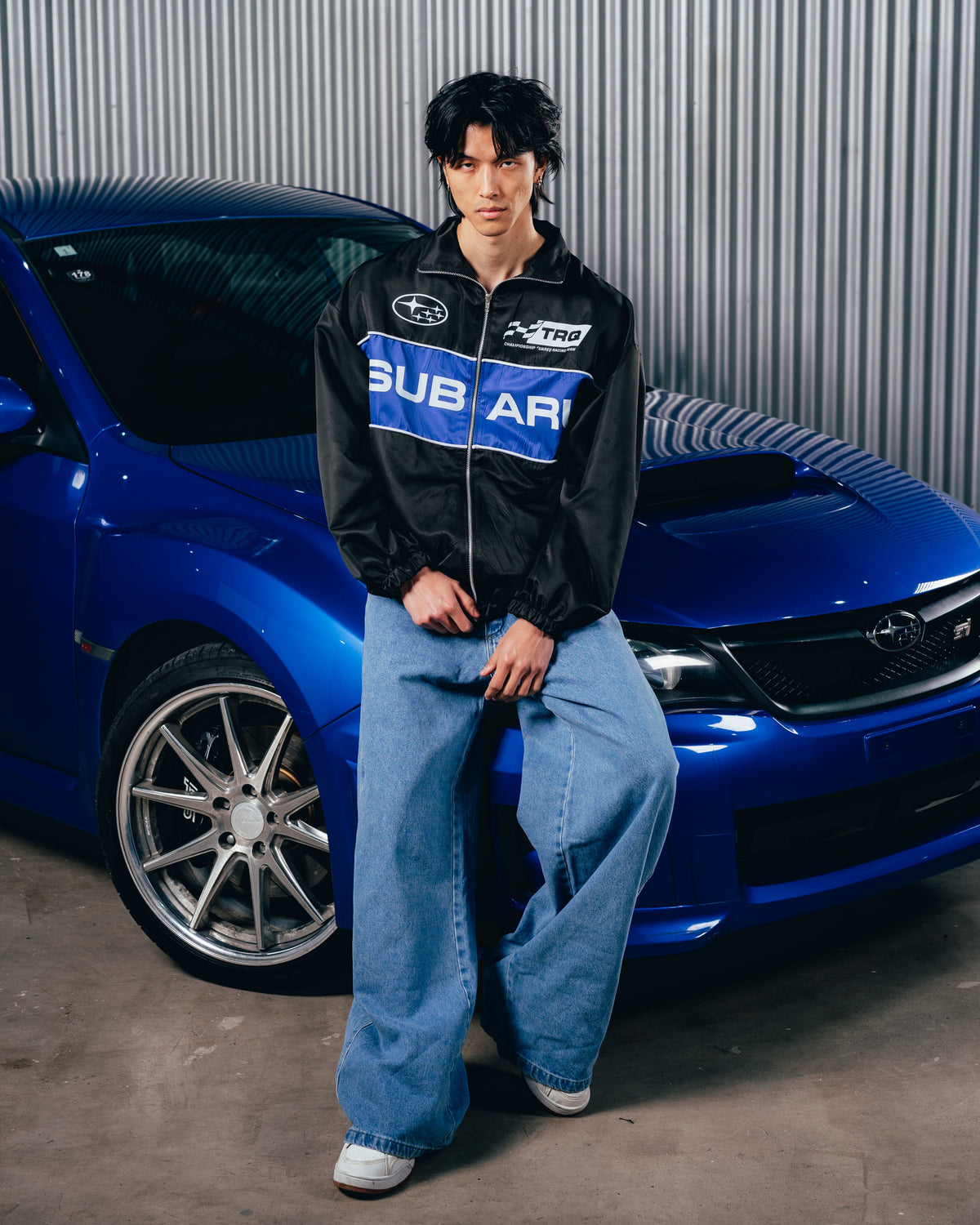 CAMPERA DEPORTIVA [ SUBARU ] STRIPE BLACK