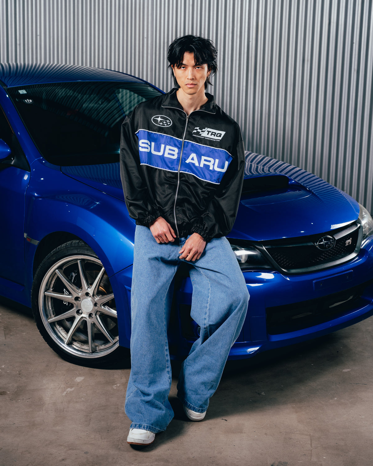 CAMPERA DEPORTIVA [ SUBARU ] STRIPE BLACK