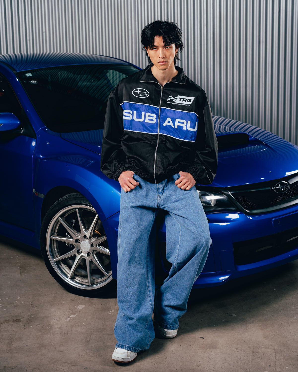 CAMPERA DEPORTIVA [ SUBARU ] STRIPE BLACK