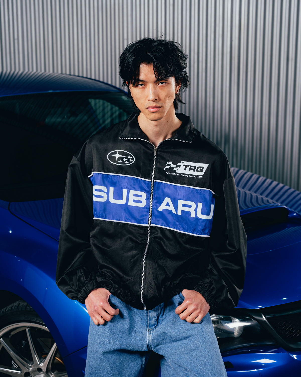 CAMPERA DEPORTIVA [ SUBARU ] STRIPE BLACK