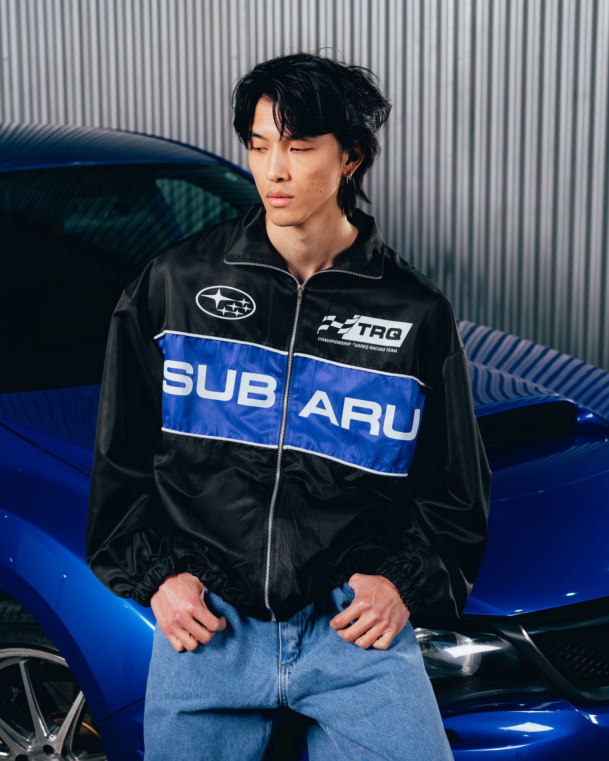 CAMPERA DEPORTIVA [ SUBARU ] STRIPE BLACK