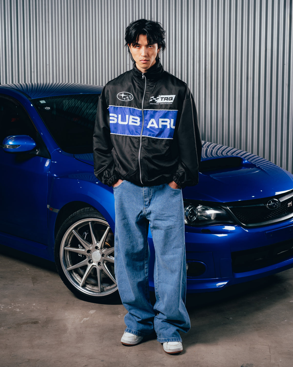 CAMPERA DEPORTIVA [ SUBARU ] STRIPE BLACK
