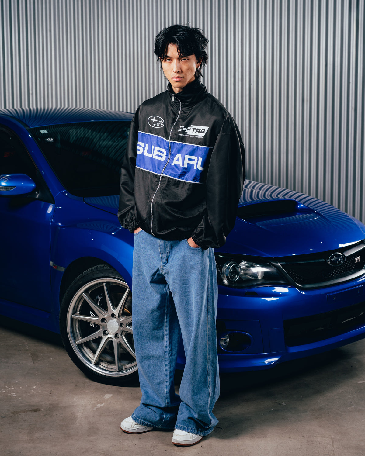 CAMPERA DEPORTIVA [ SUBARU ] STRIPE BLACK