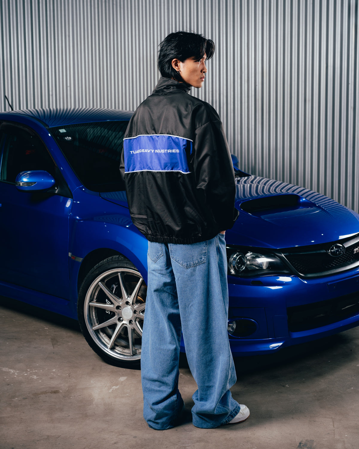 CAMPERA DEPORTIVA [ SUBARU ] STRIPE BLACK