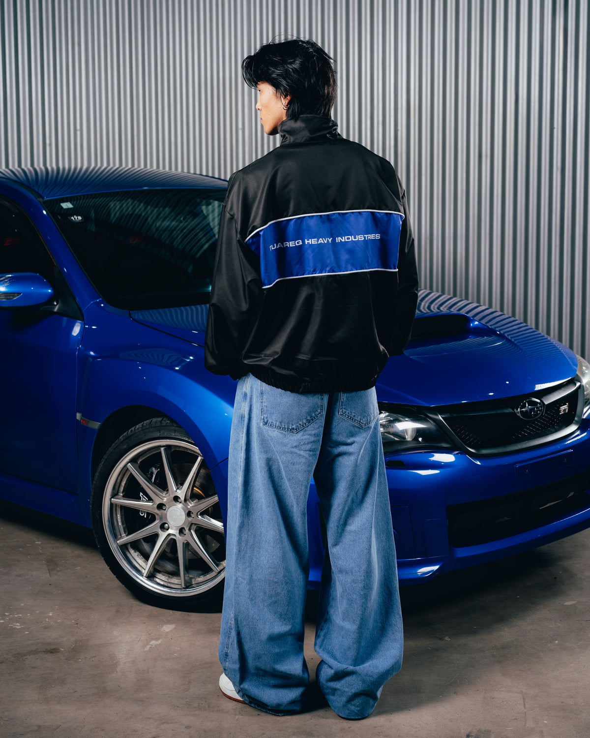 CAMPERA DEPORTIVA [ SUBARU ] STRIPE BLACK