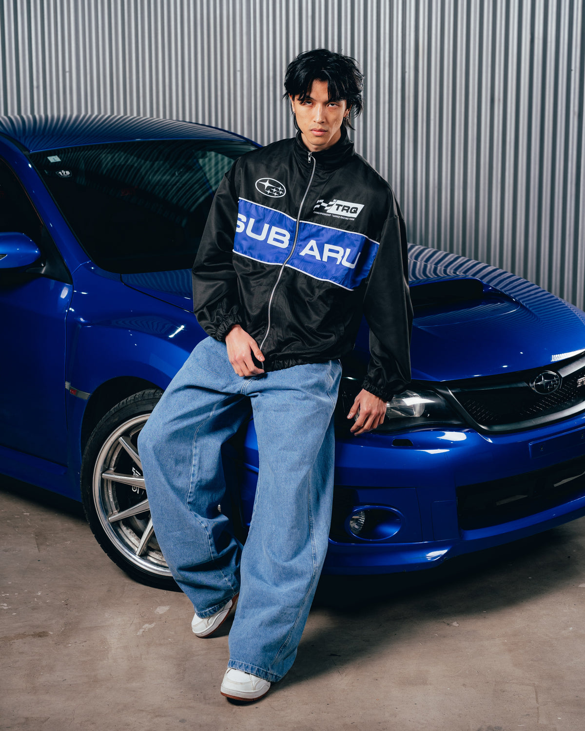 CAMPERA DEPORTIVA [ SUBARU ] STRIPE BLACK