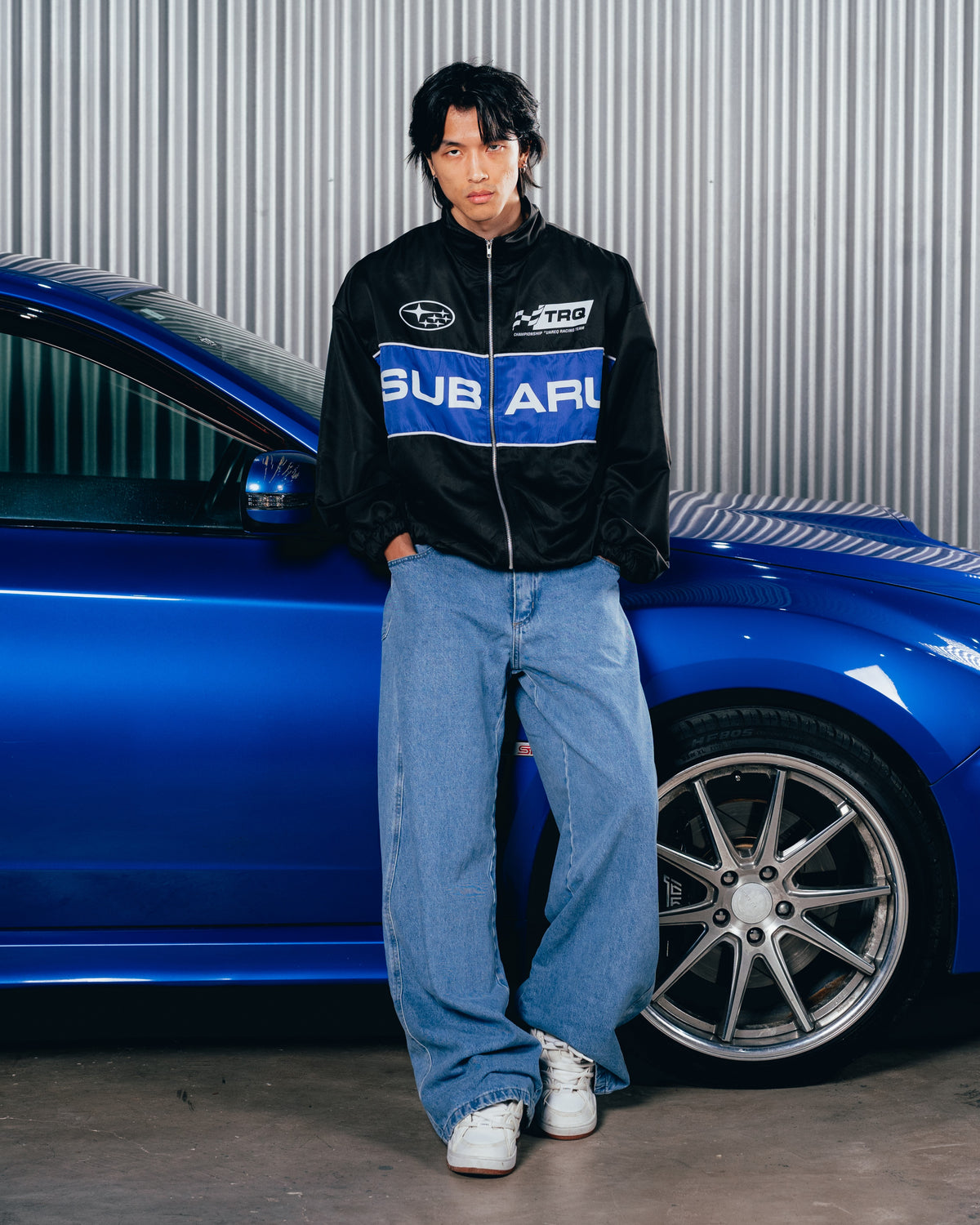 CAMPERA DEPORTIVA [ SUBARU ] STRIPE BLACK