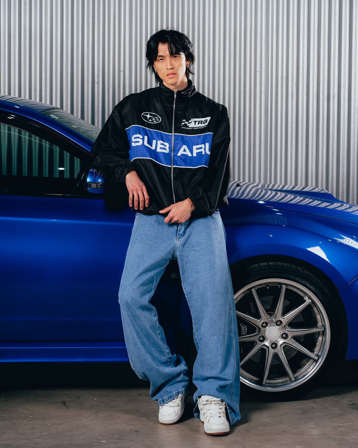 CAMPERA DEPORTIVA [ SUBARU ] STRIPE BLACK