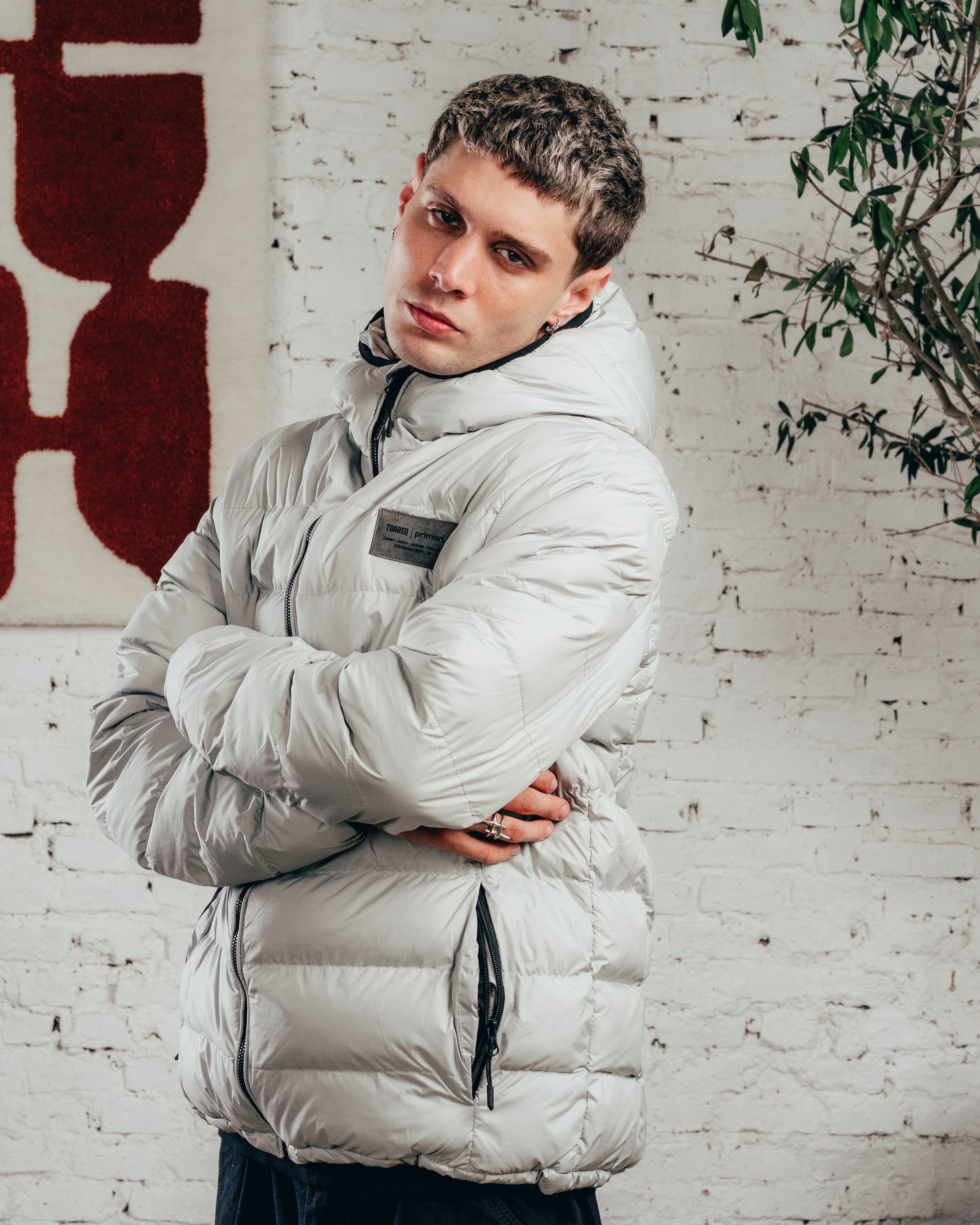 CAMPERA PUFFER [ COMFORT ] COOL GREY