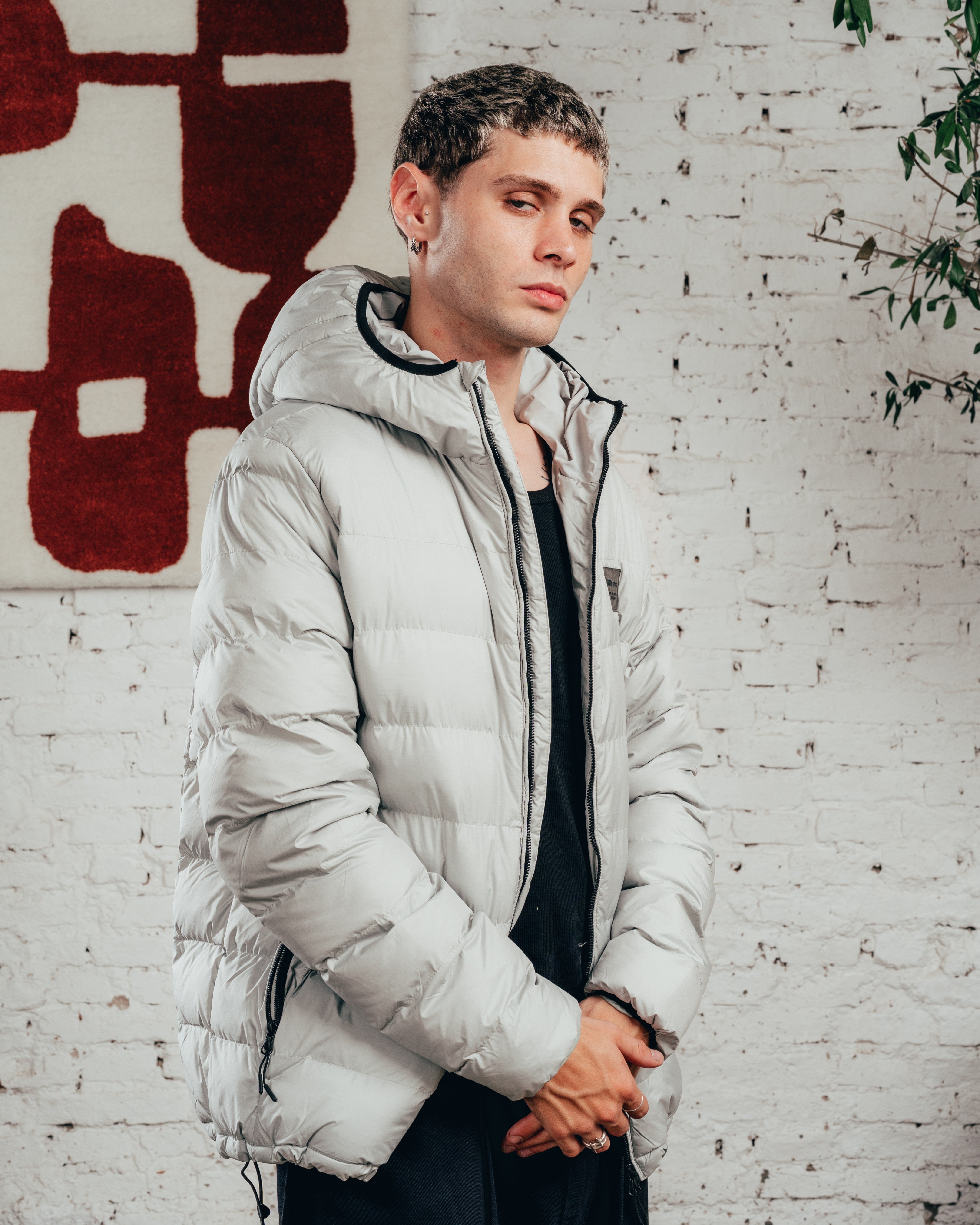 CAMPERA PUFFER [ COMFORT ] COOL GREY