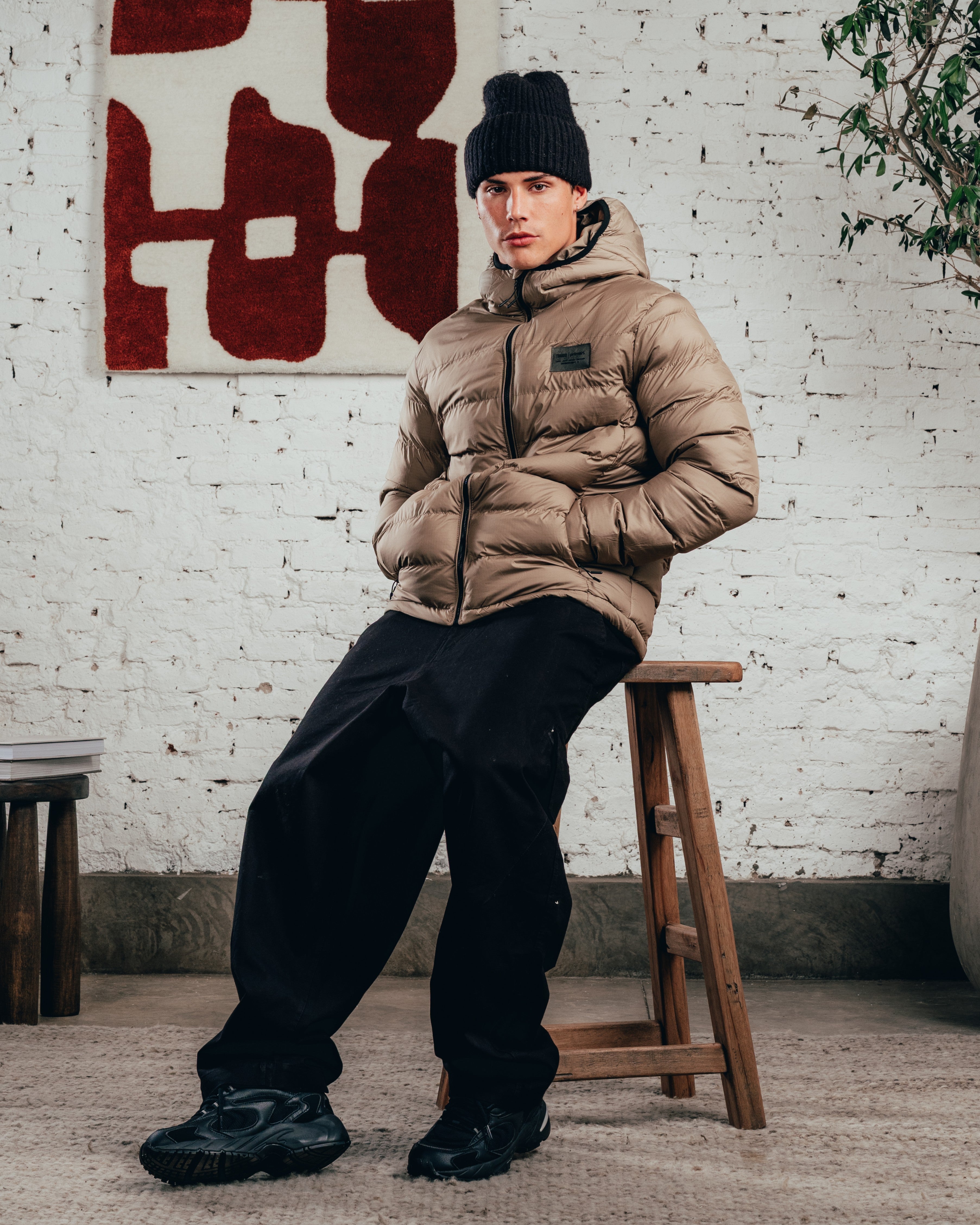 CAMPERA PUFFER [ COMFORT ] MILITARY GREEN