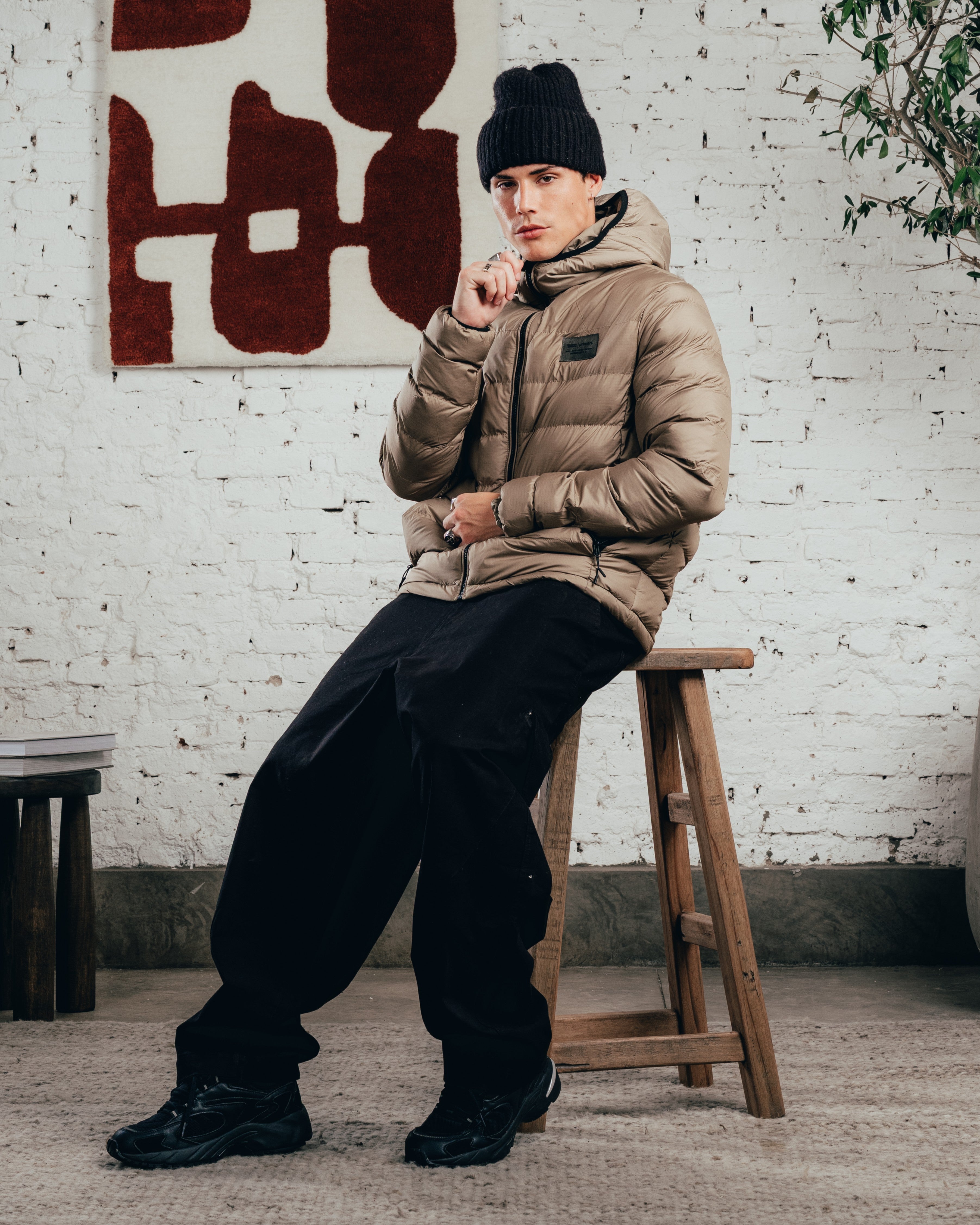 CAMPERA PUFFER [ COMFORT ] MILITARY GREEN