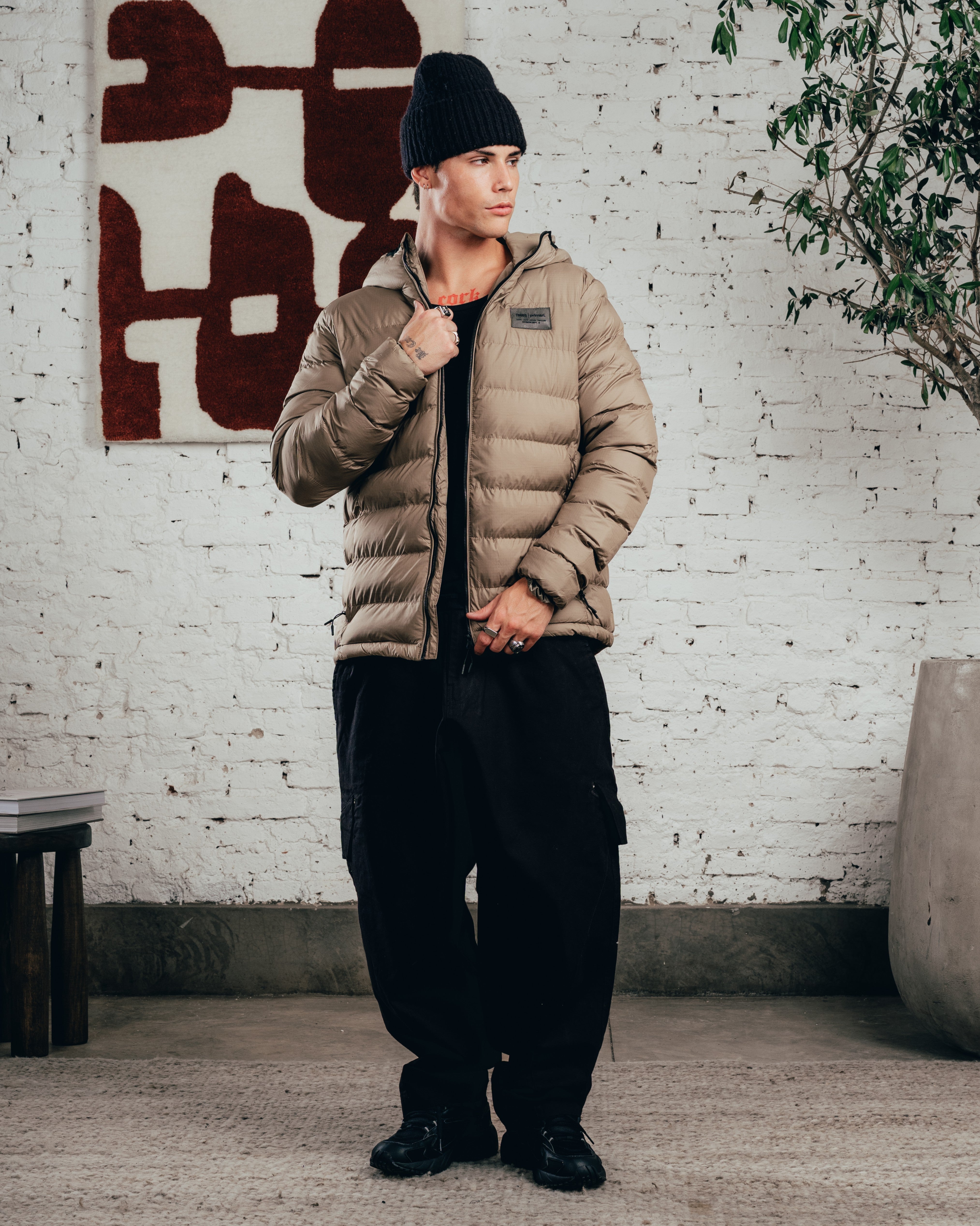 CAMPERA PUFFER [ COMFORT ] MILITARY GREEN