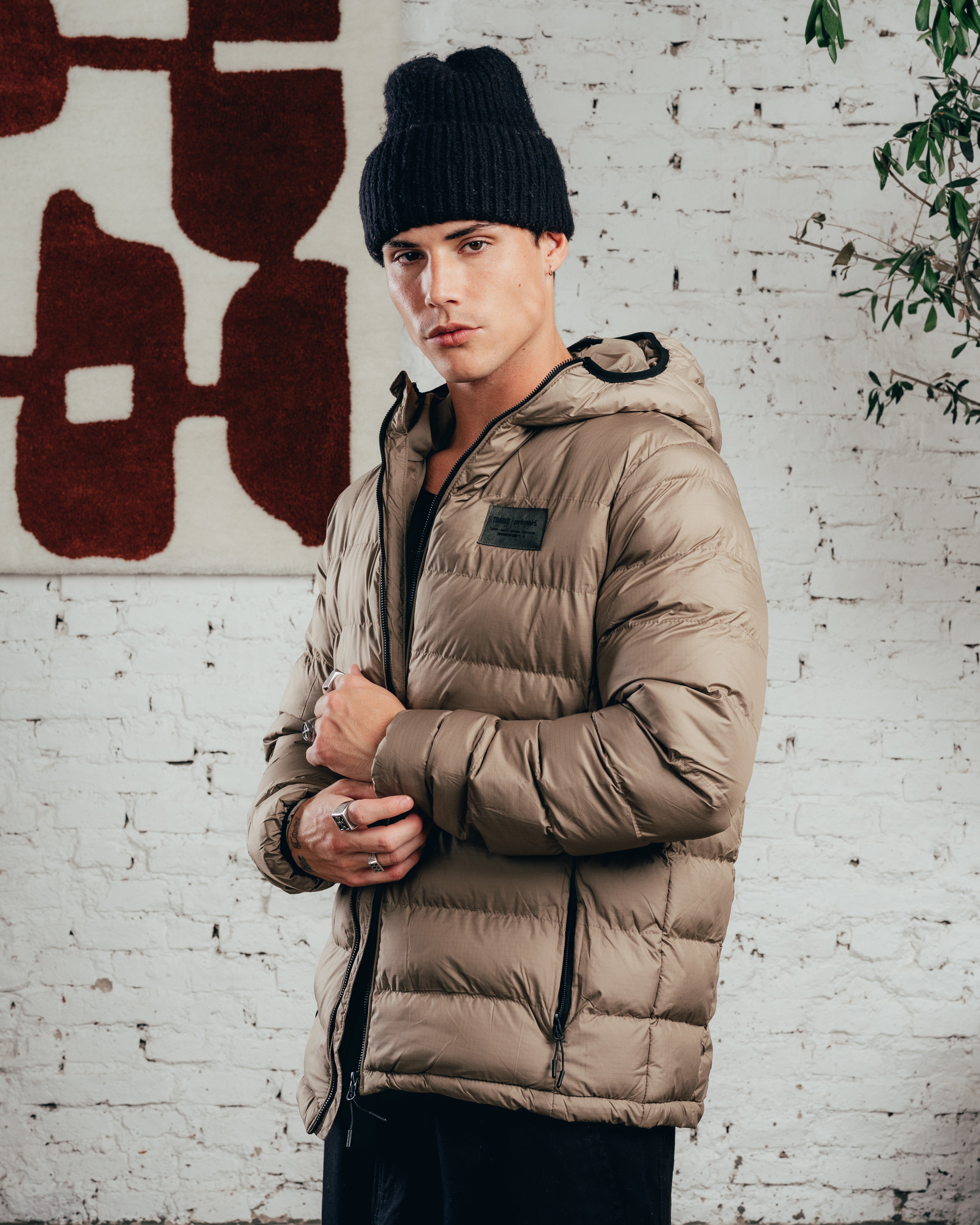 CAMPERA PUFFER [ COMFORT ] MILITARY GREEN