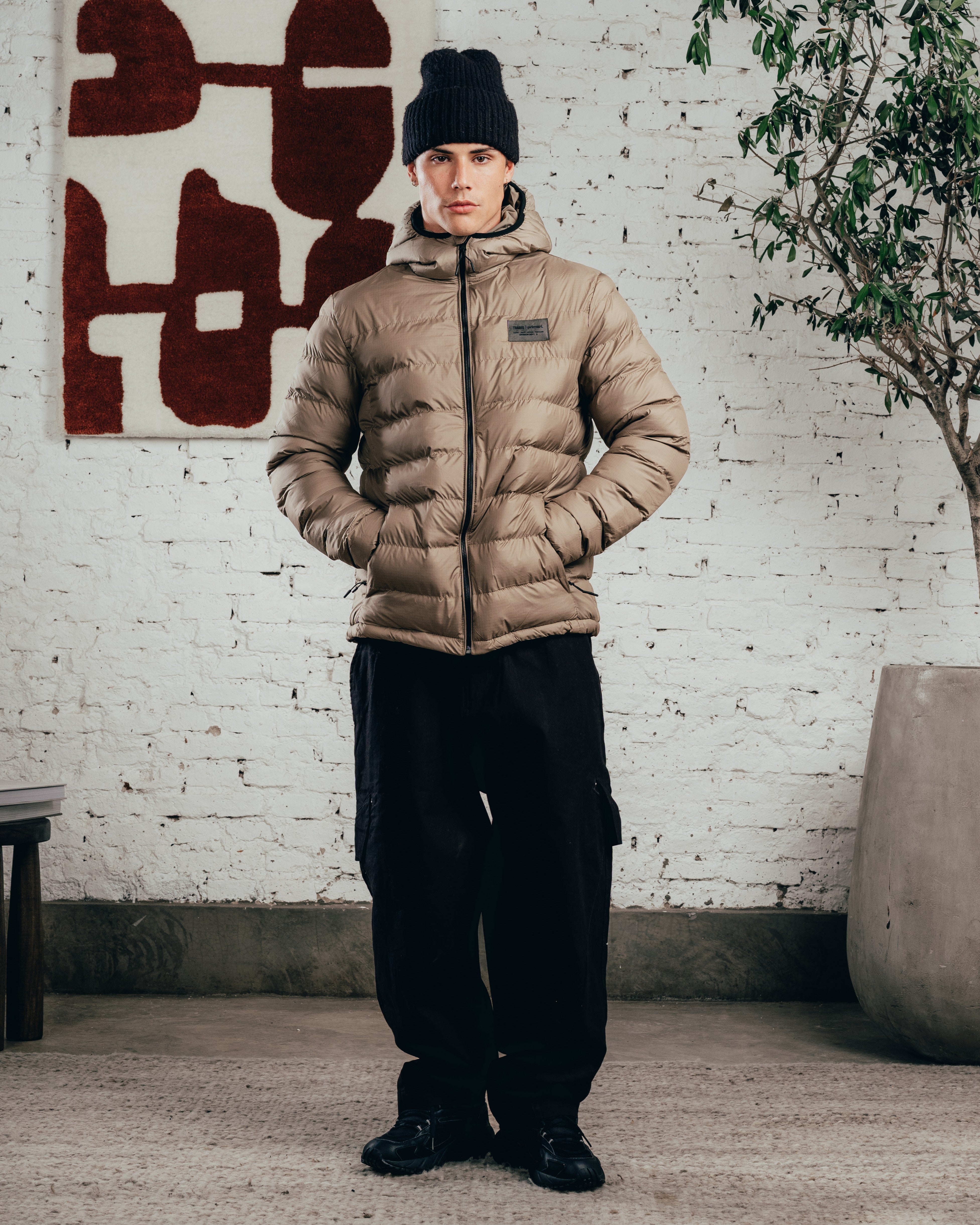 CAMPERA PUFFER [ COMFORT ] MILITARY GREEN