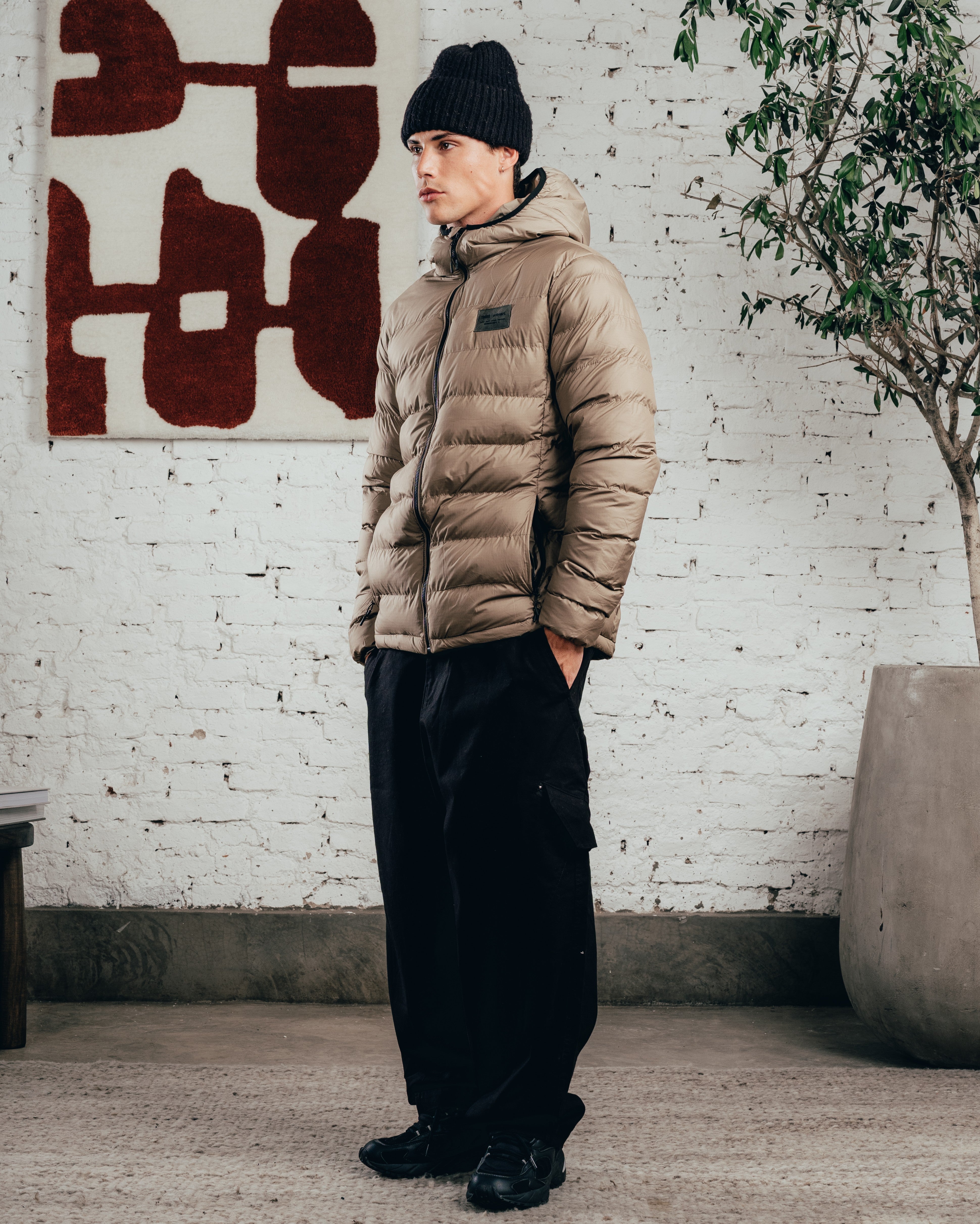 CAMPERA PUFFER [ COMFORT ] MILITARY GREEN