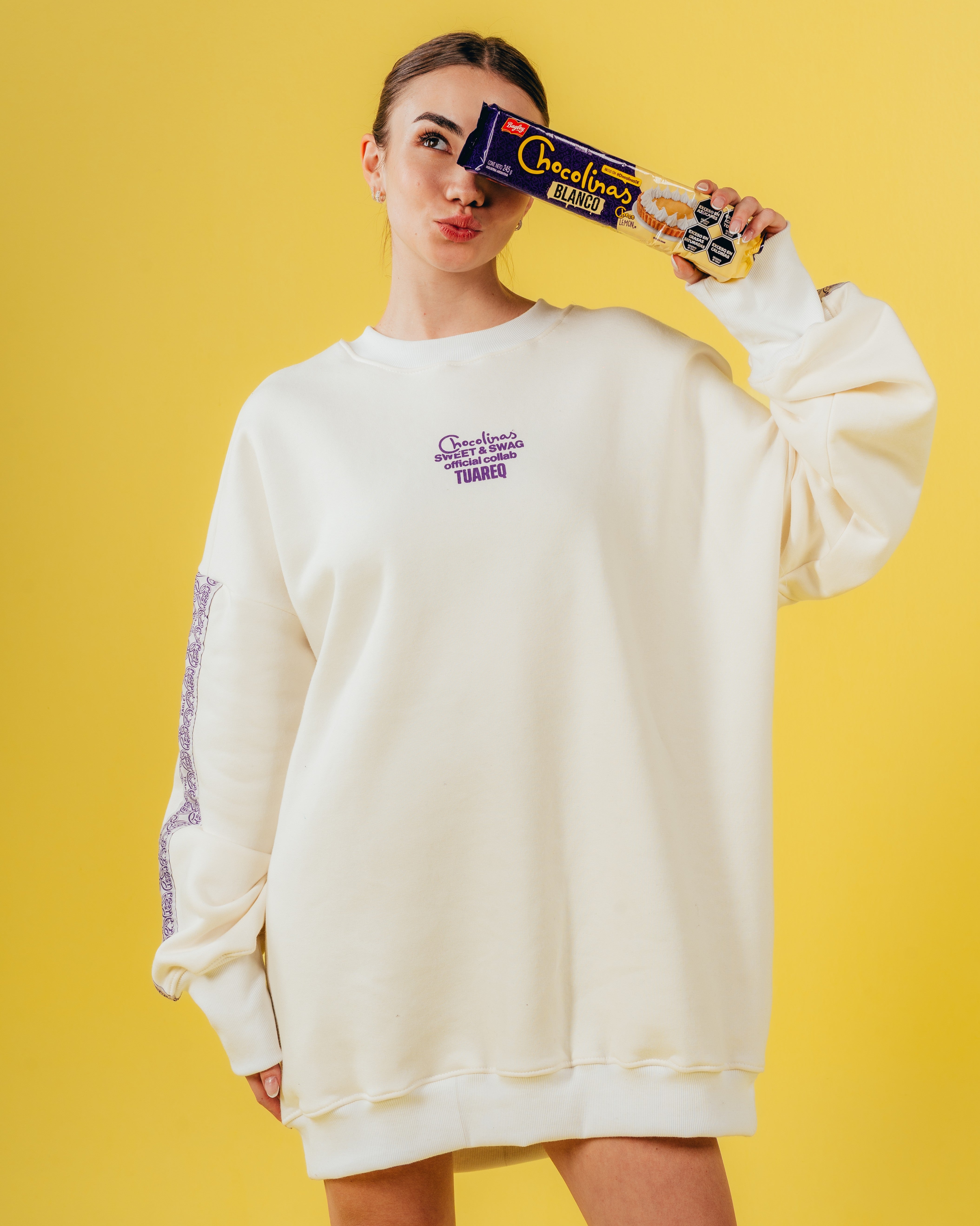 CONJUNTO DE INVIERNO [ CHOCOLINAS ] GALON WHITE