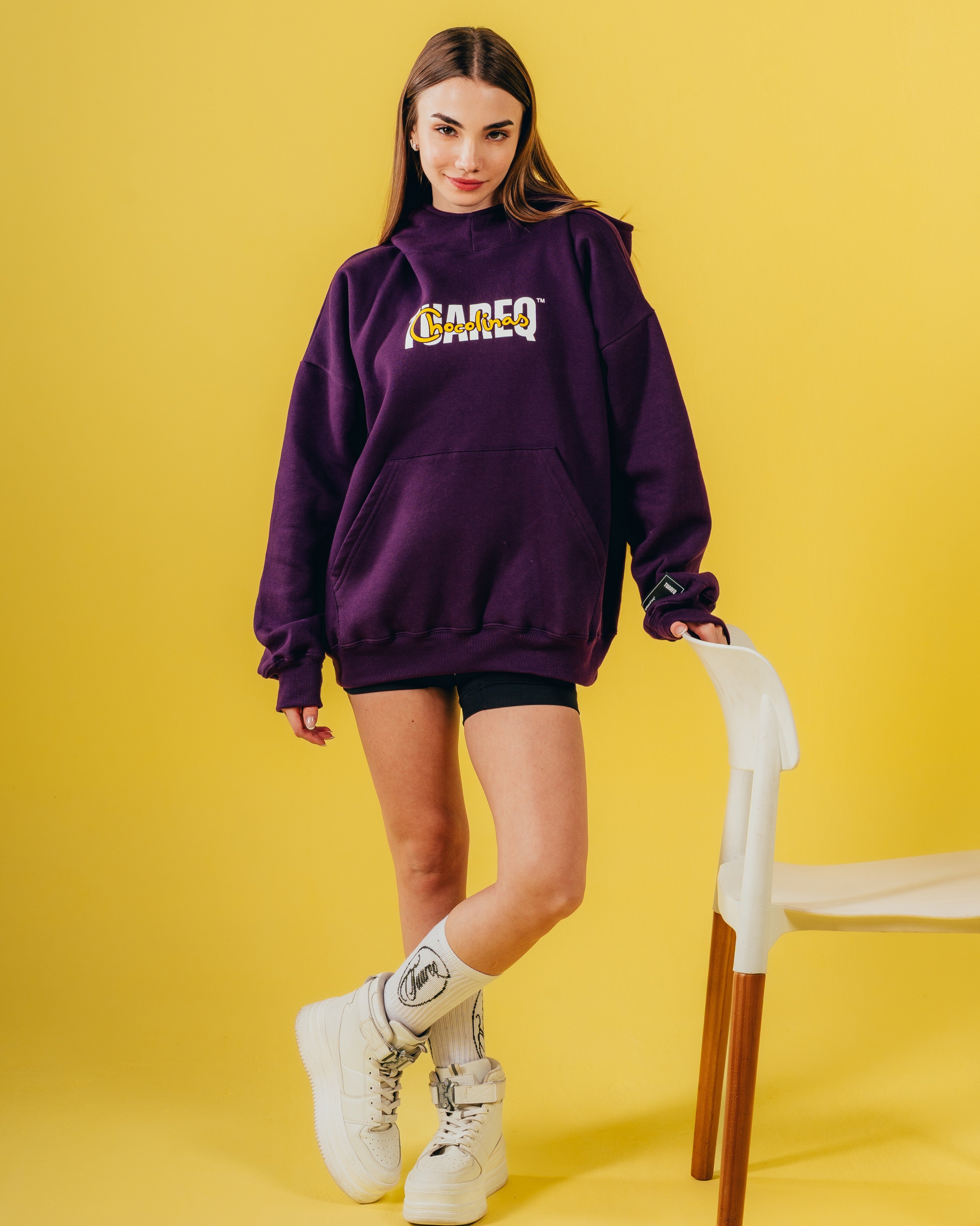 HOODIE EXTRAHEAVY [ CHOCOLINAS ] CHOCOSWAG VIOLET