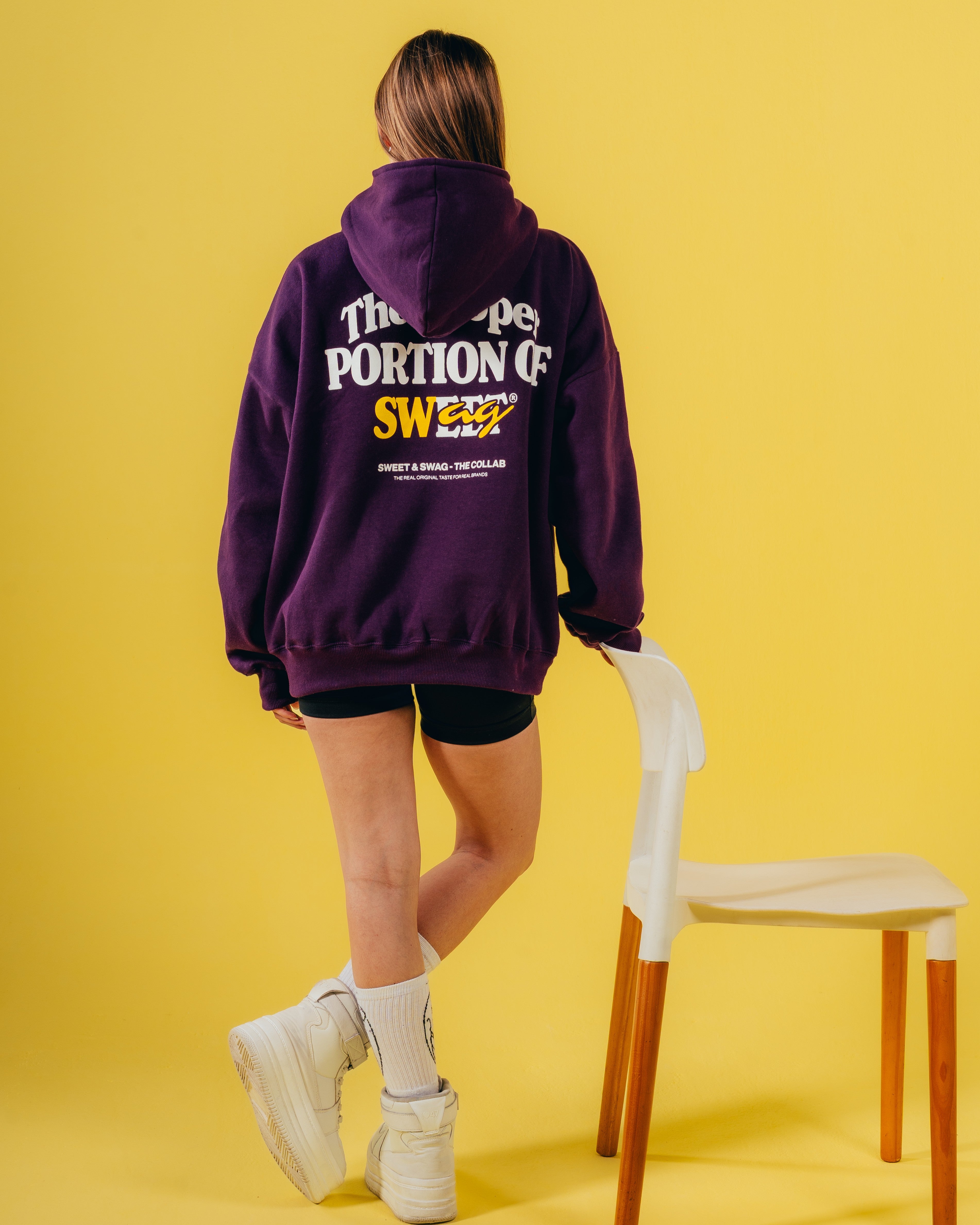 HOODIE EXTRAHEAVY [ CHOCOLINAS ] CHOCOSWAG VIOLET