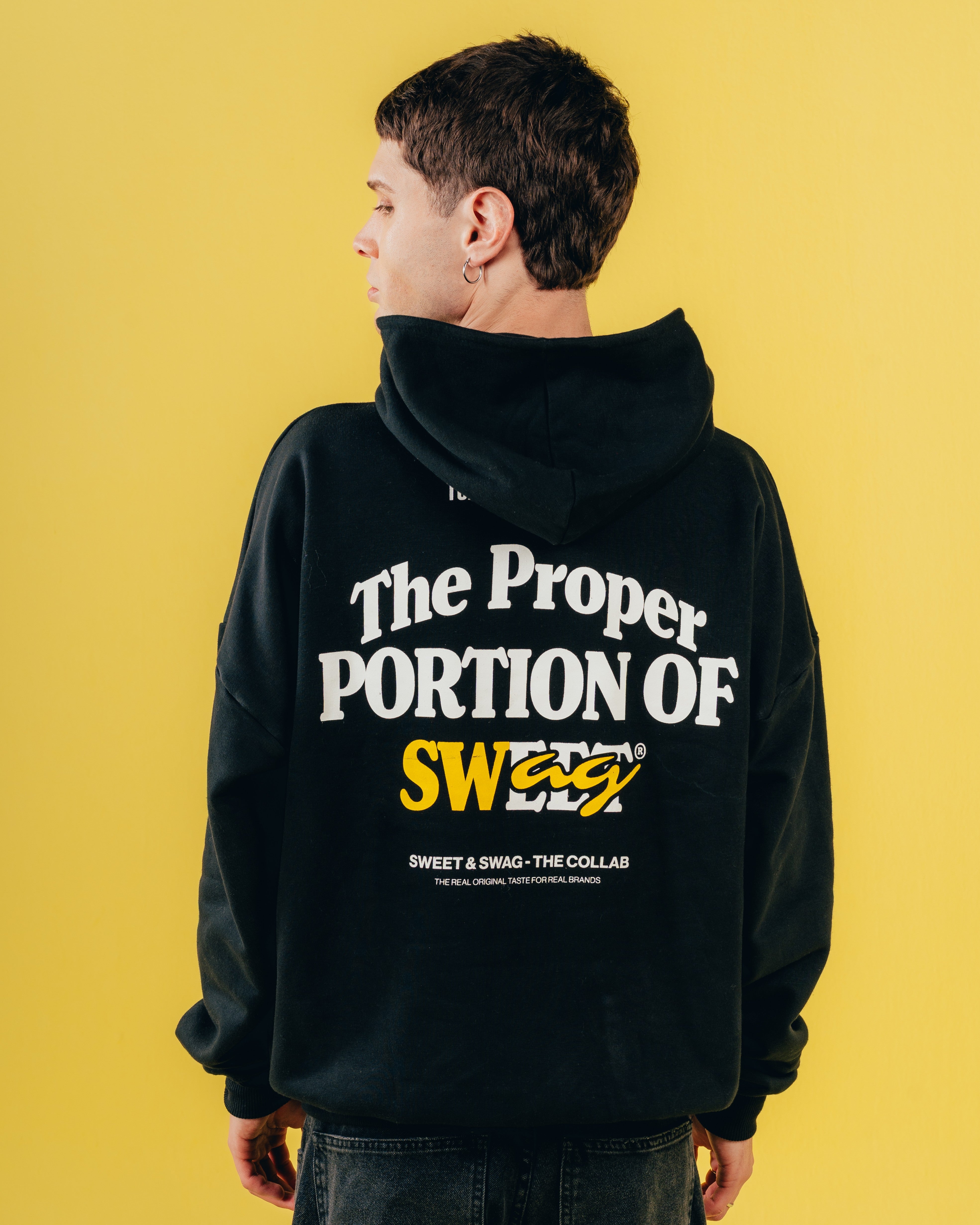 HOODIE EXTRAHEAVY [ CHOCOLINAS ] CHOCOSWAG BLACK