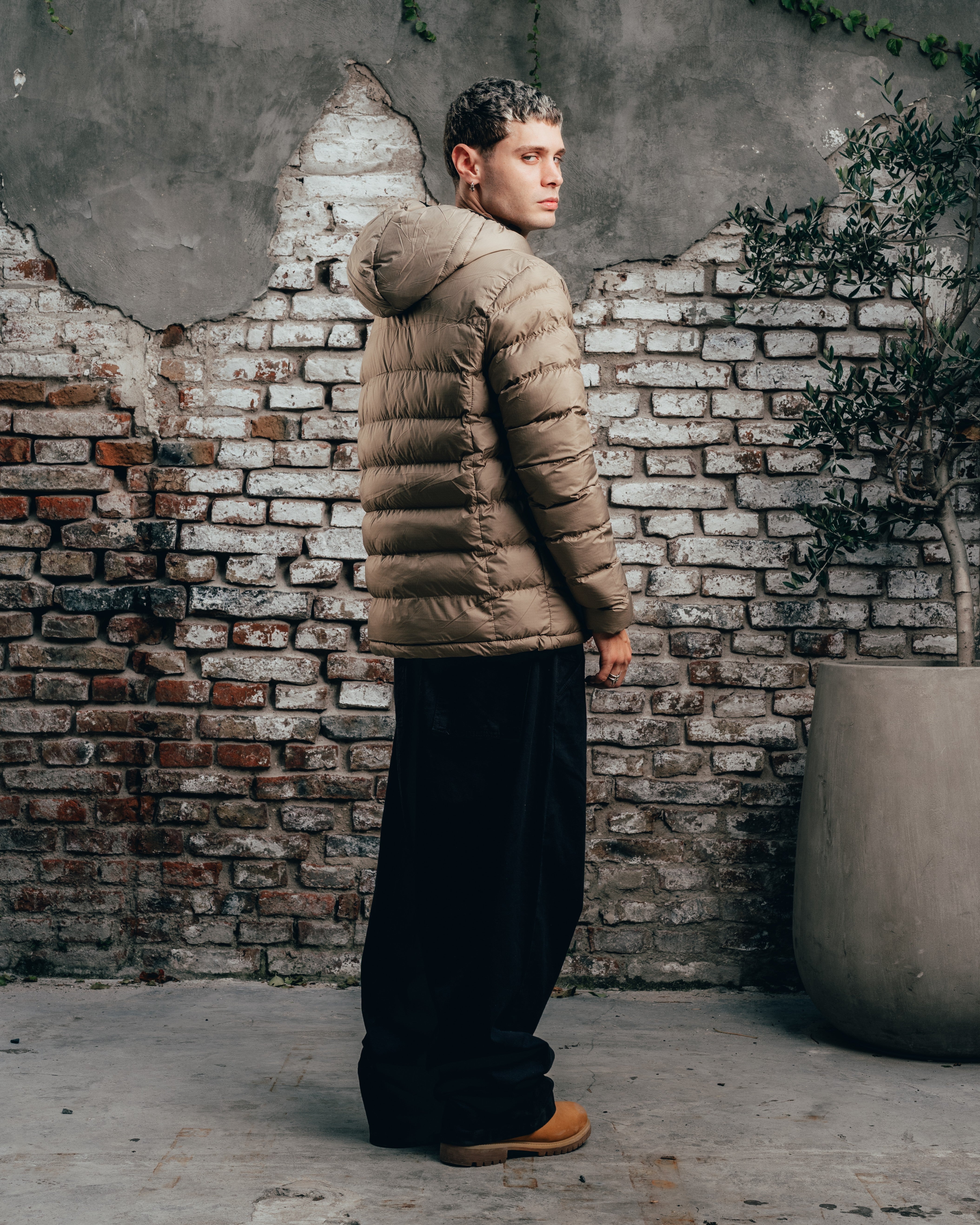 CAMPERA PUFFER [ COMFORT ] MILITARY GREEN