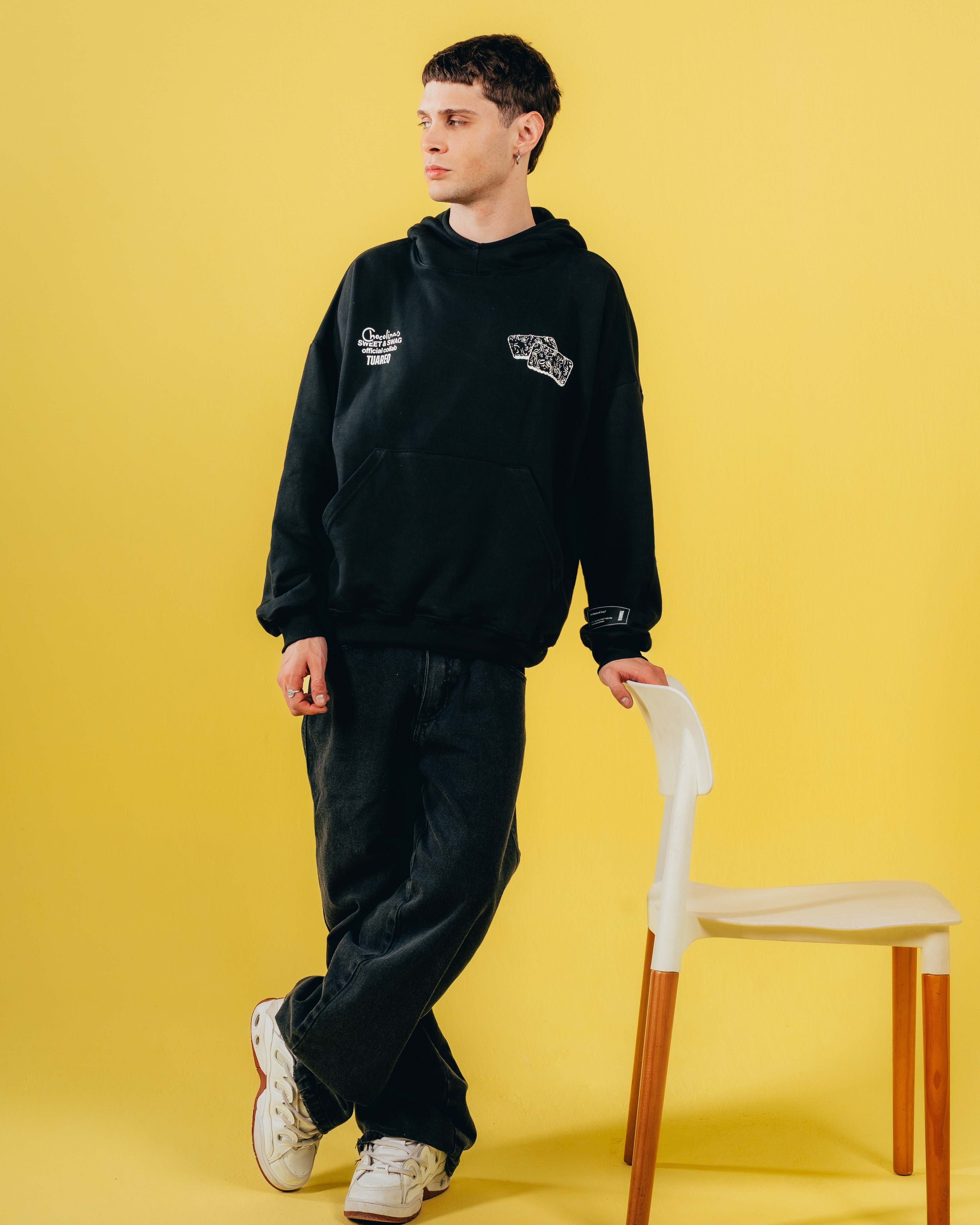 HOODIE EXTRAHEAVY [ CHOCOLINAS ] SWEET BLACK