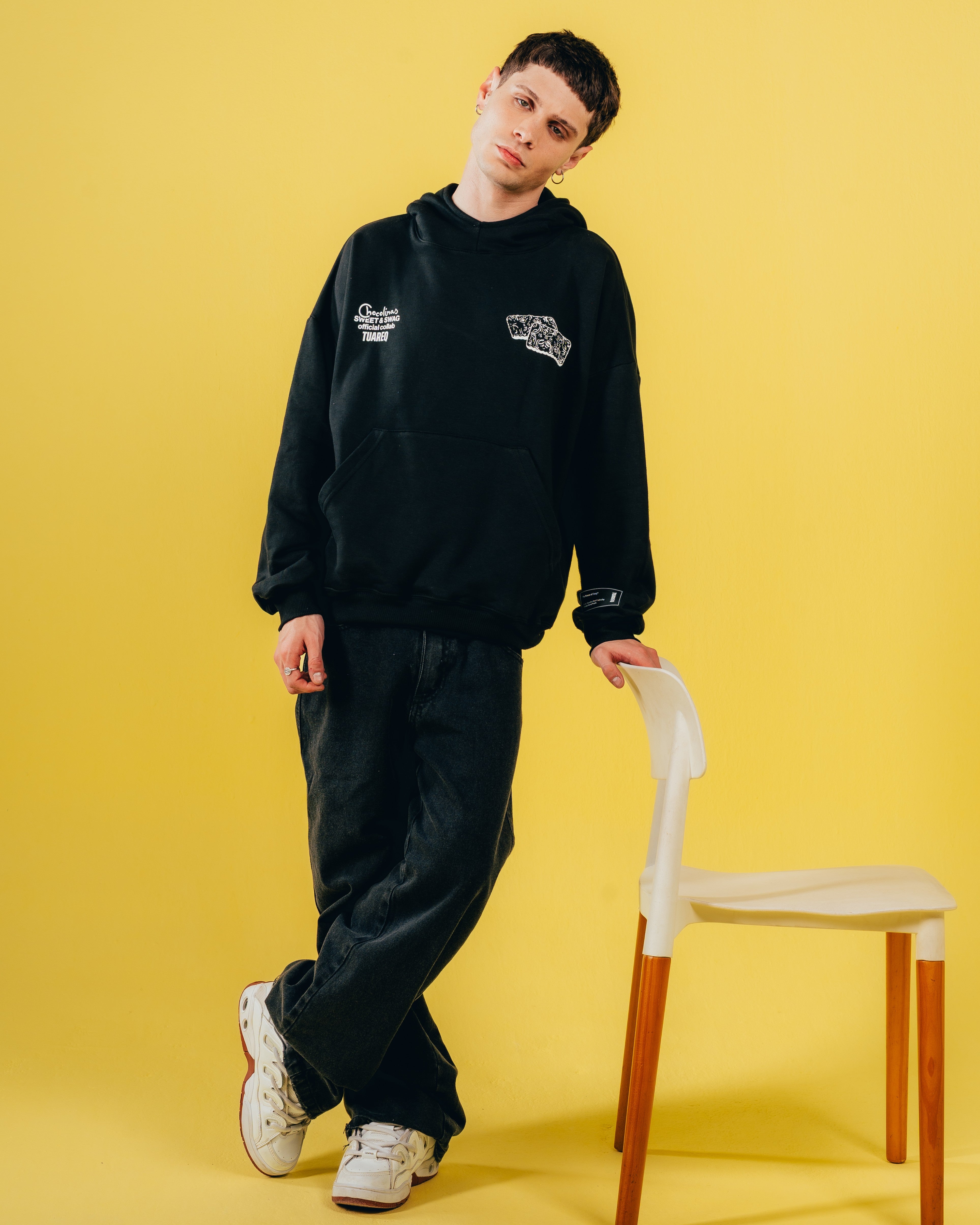 HOODIE EXTRAHEAVY [ CHOCOLINAS ] SWEET BLACK