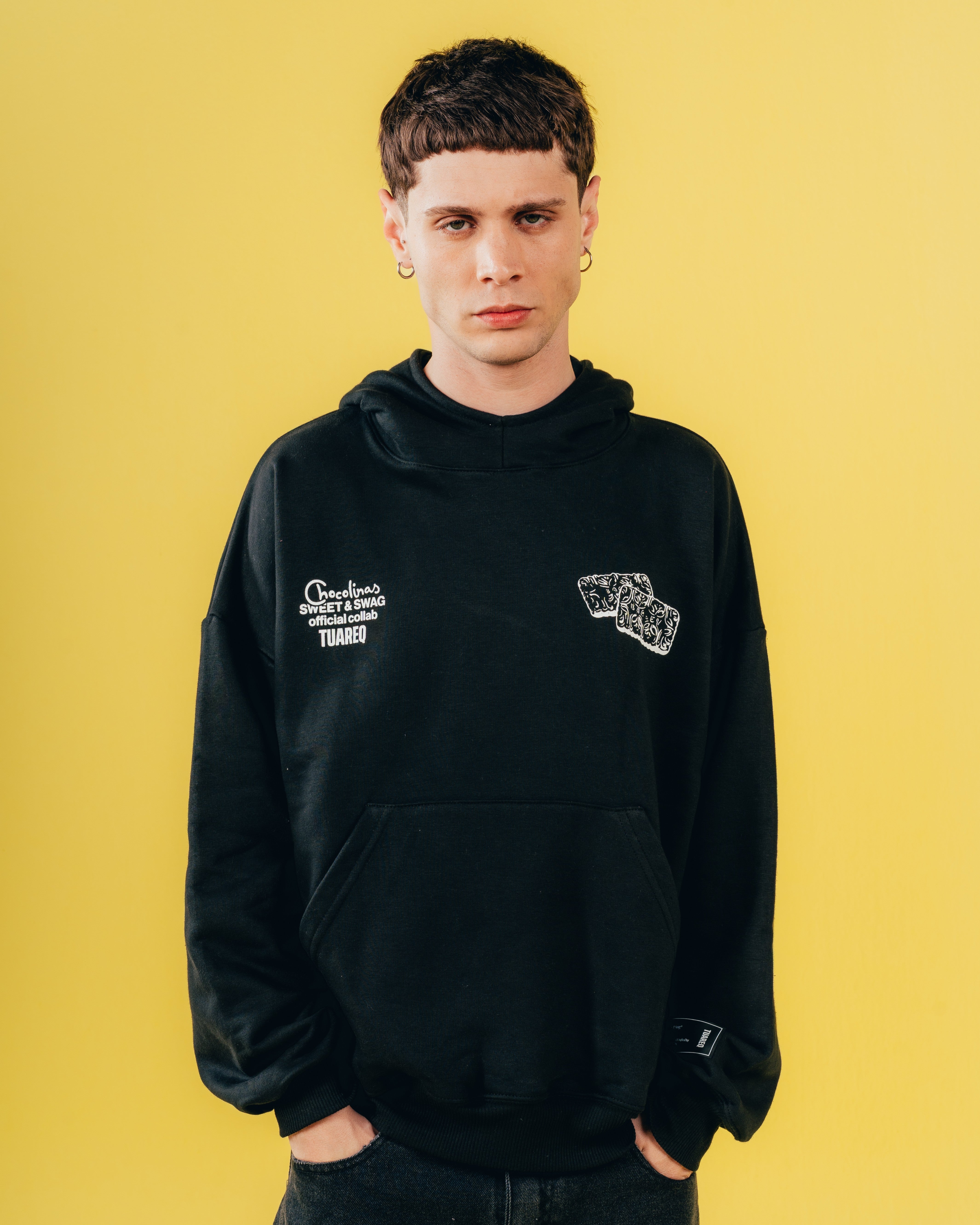 HOODIE EXTRAHEAVY [ CHOCOLINAS ] SWEET BLACK