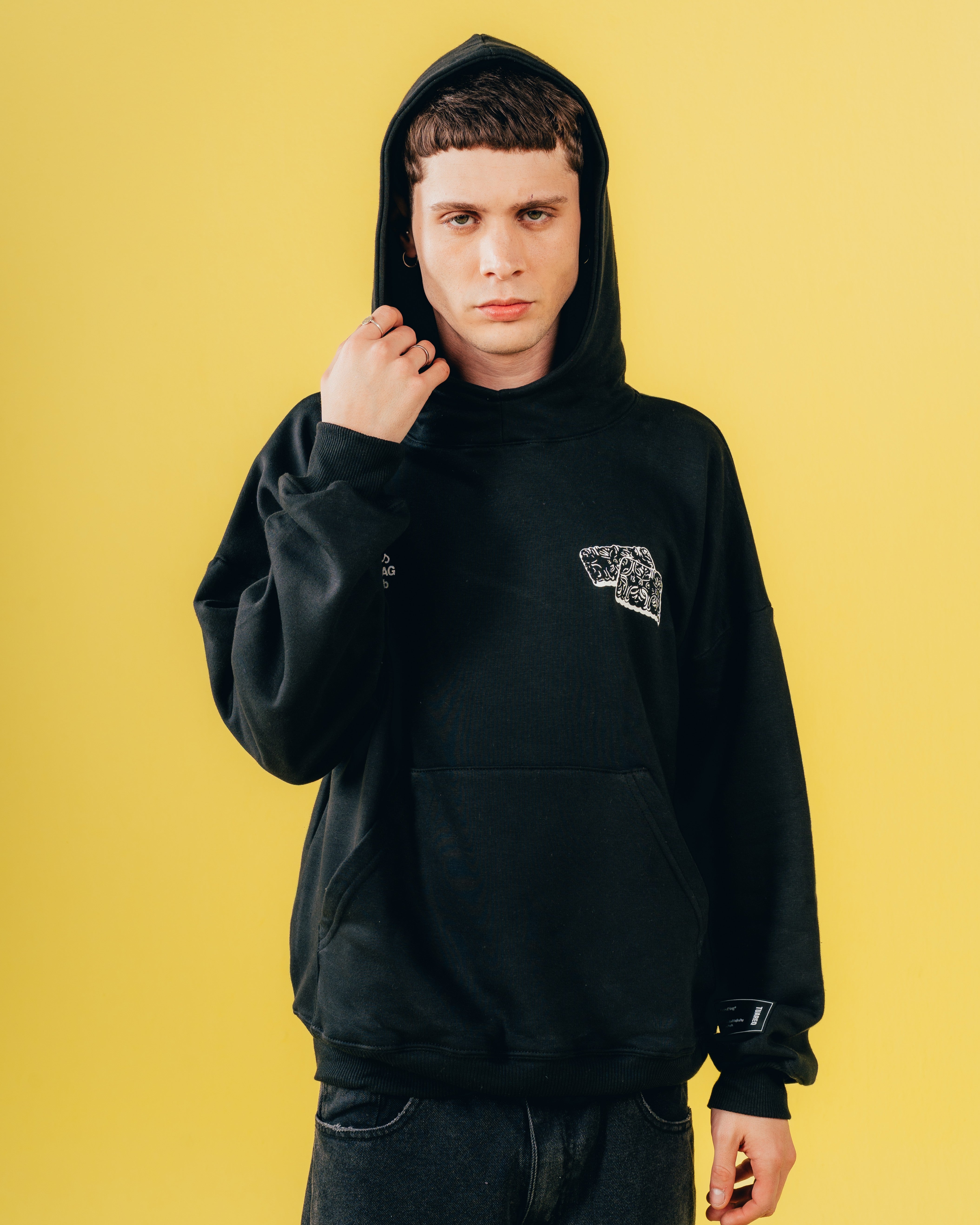 HOODIE EXTRAHEAVY [ CHOCOLINAS ] SWEET BLACK
