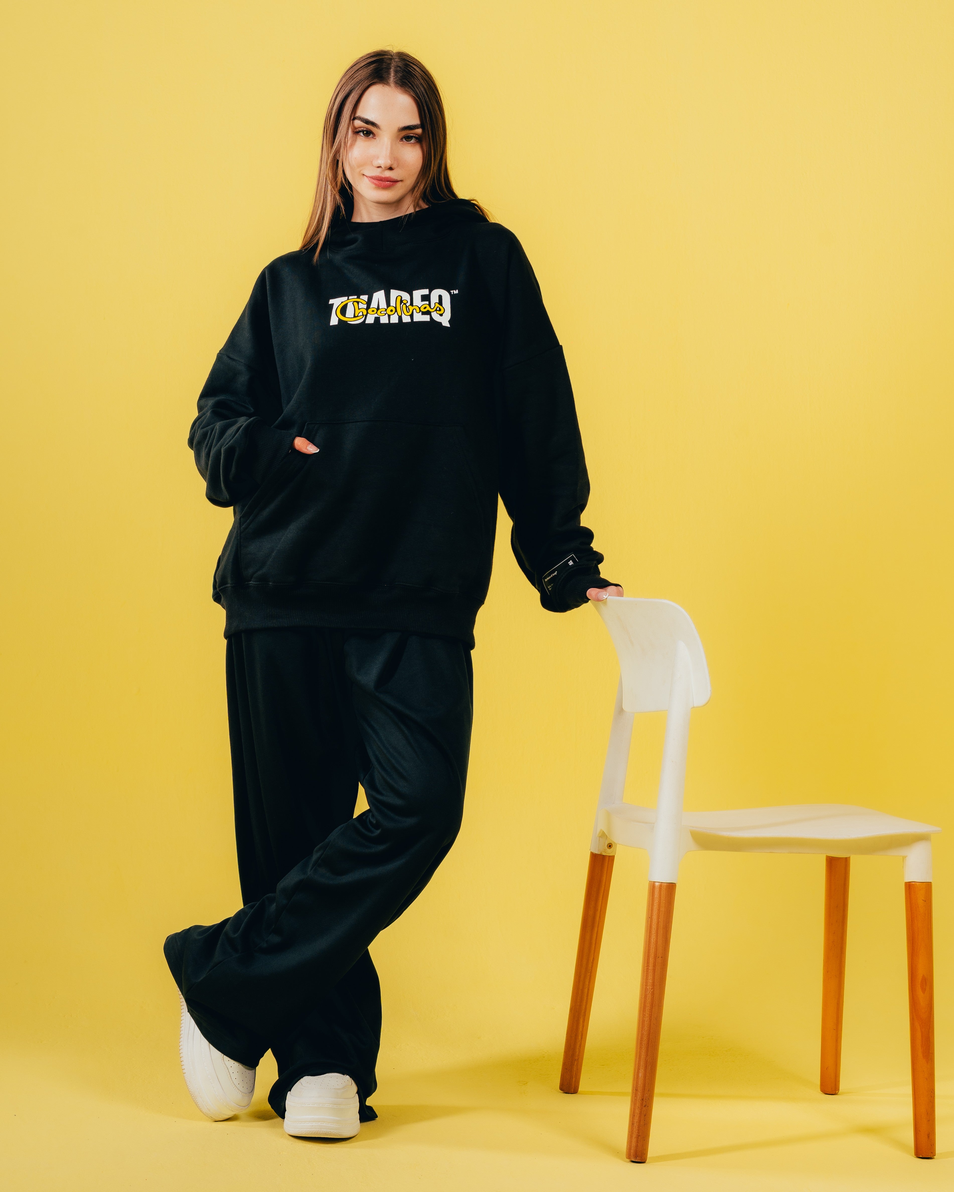 HOODIE EXTRAHEAVY [ CHOCOLINAS ] CHOCOSWAG BLACK