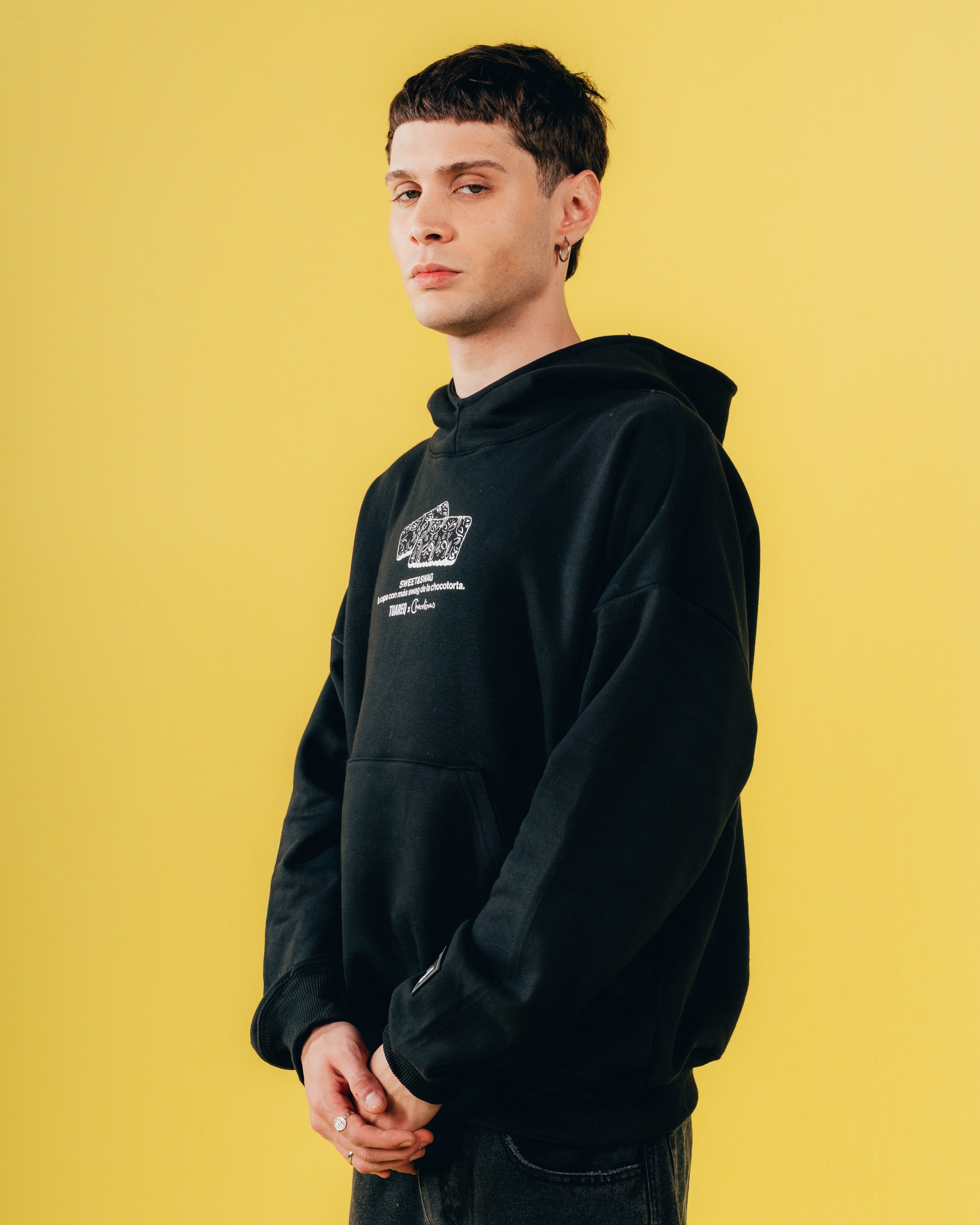 HOODIE EXTRAHEAVY [ CHOCOLINAS ] COOKIE BLACK