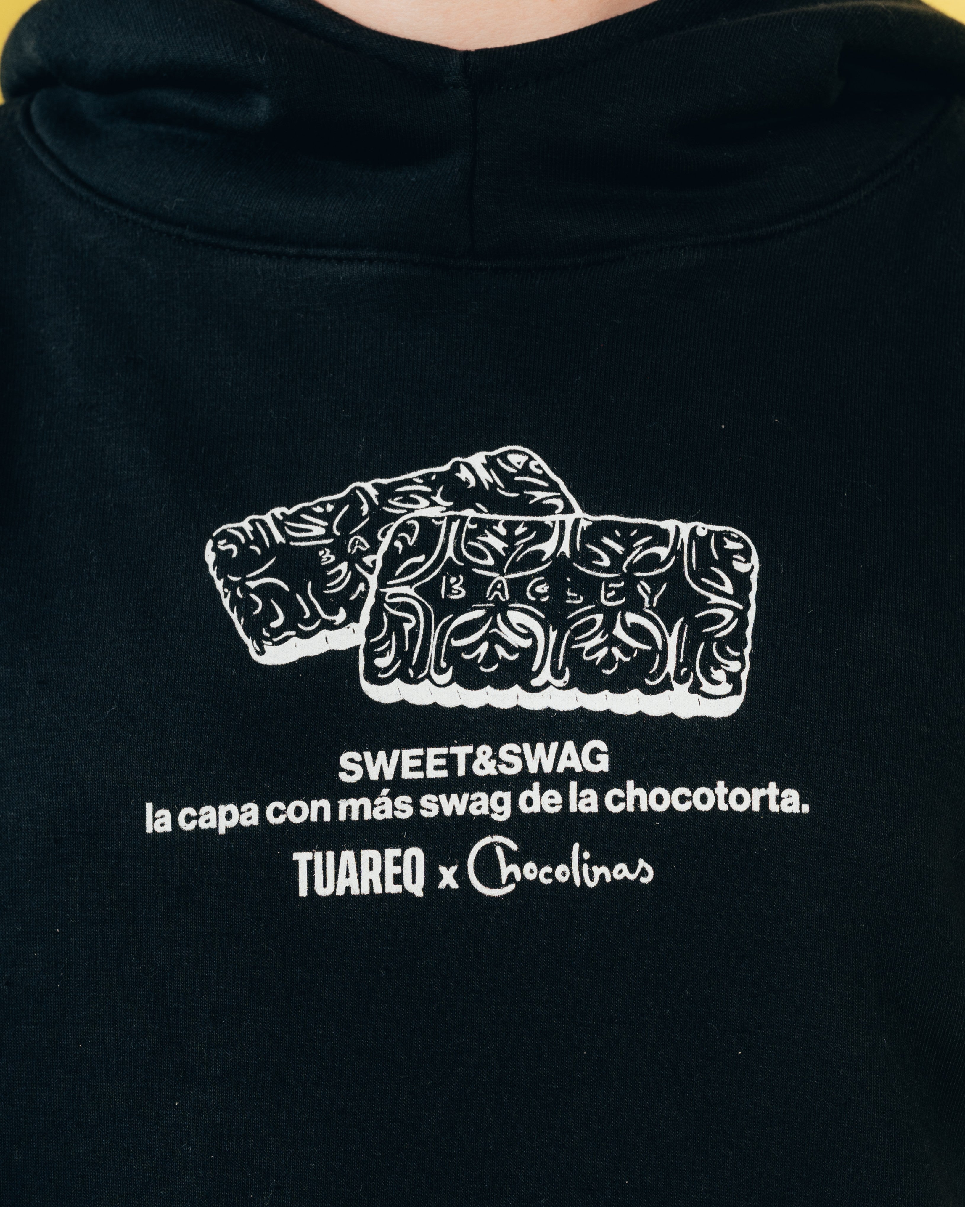 HOODIE EXTRAHEAVY [ CHOCOLINAS ] COOKIE BLACK